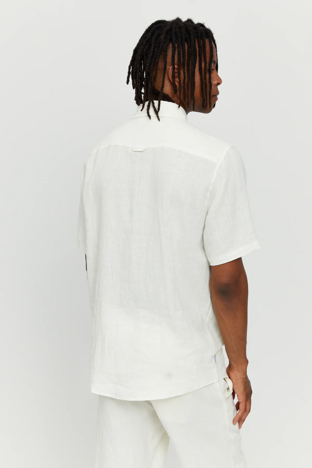 Mazine Leland Linen Shirt - White