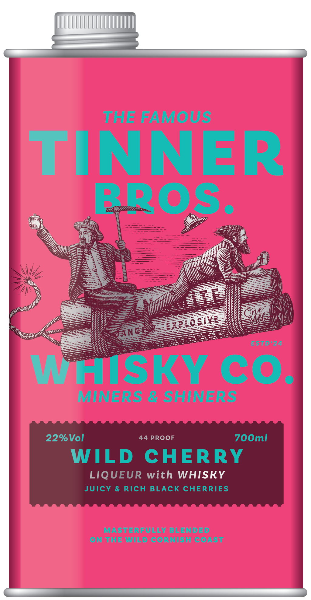 Tinner Bros Wild Cherry Whisky Liqueur 22% Vol 0,7L