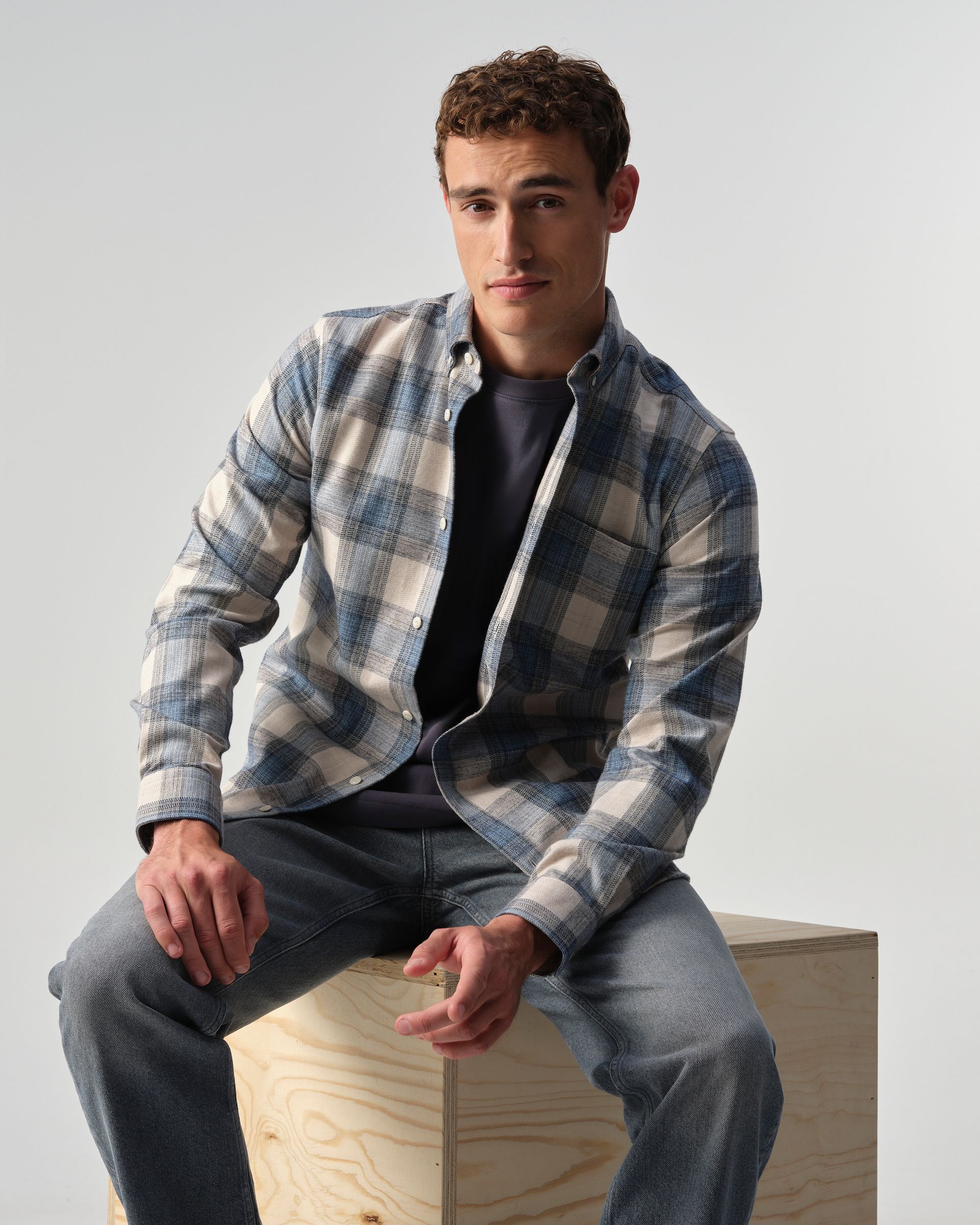 J.C. RAGS Ramon Casual Overhemd