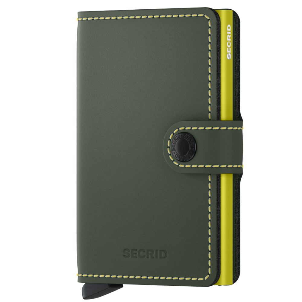 Secrid - Matte Green & Lime Miniwallet