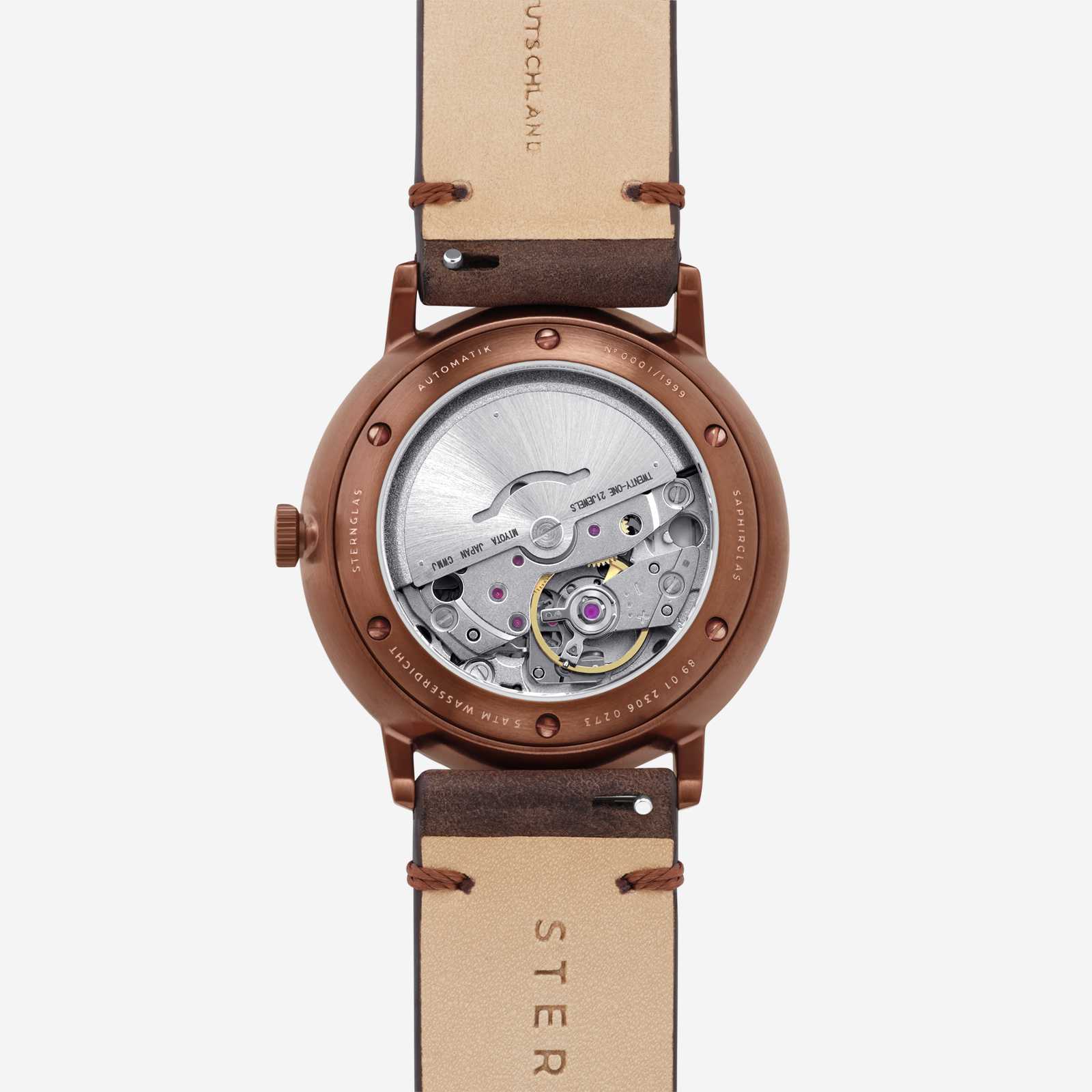 Sternglas Automatik Edition Bronze grün bronze Vintage Mokka