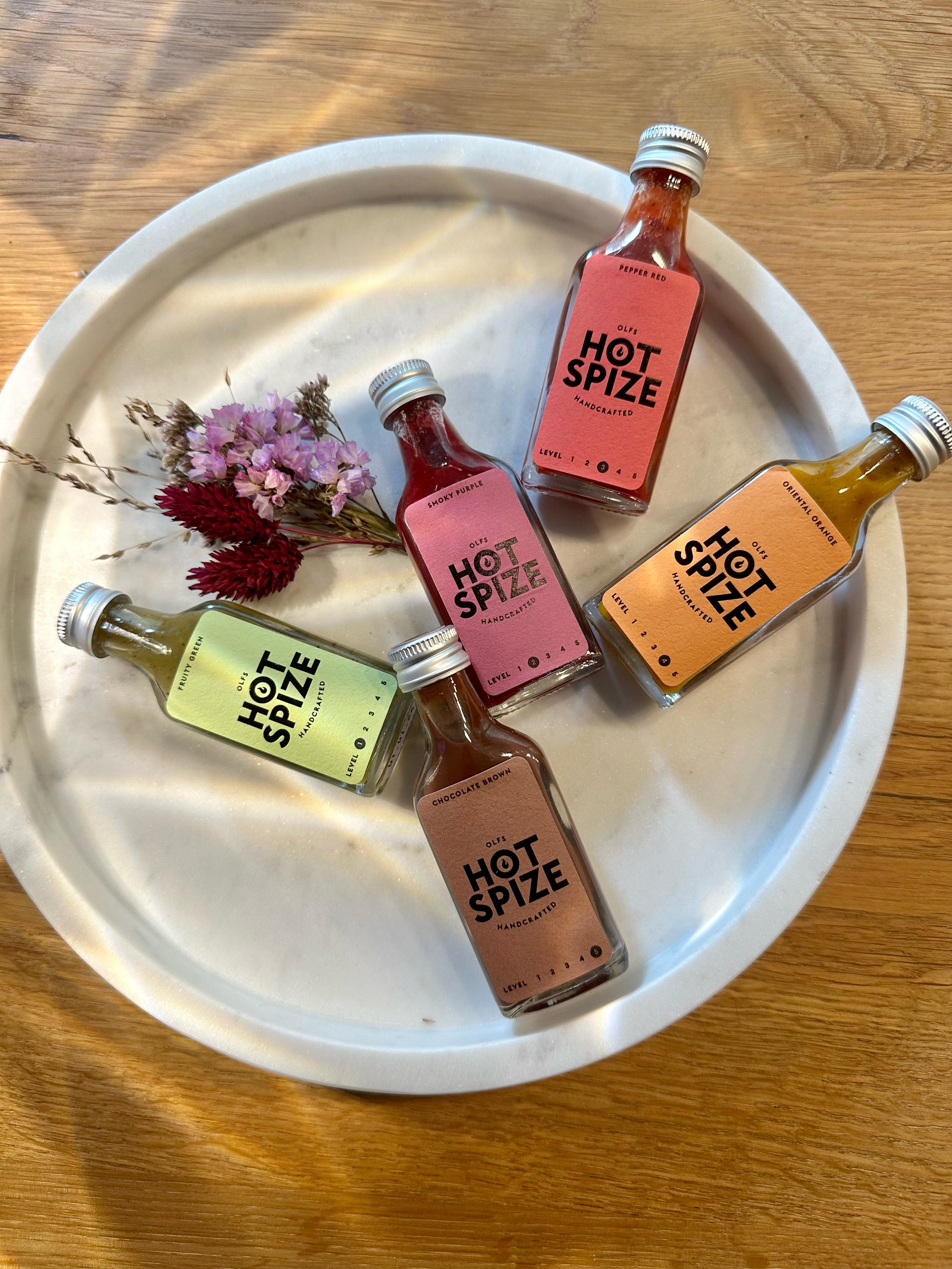 Olfs Hot Spize Probier-Set 5×20ml