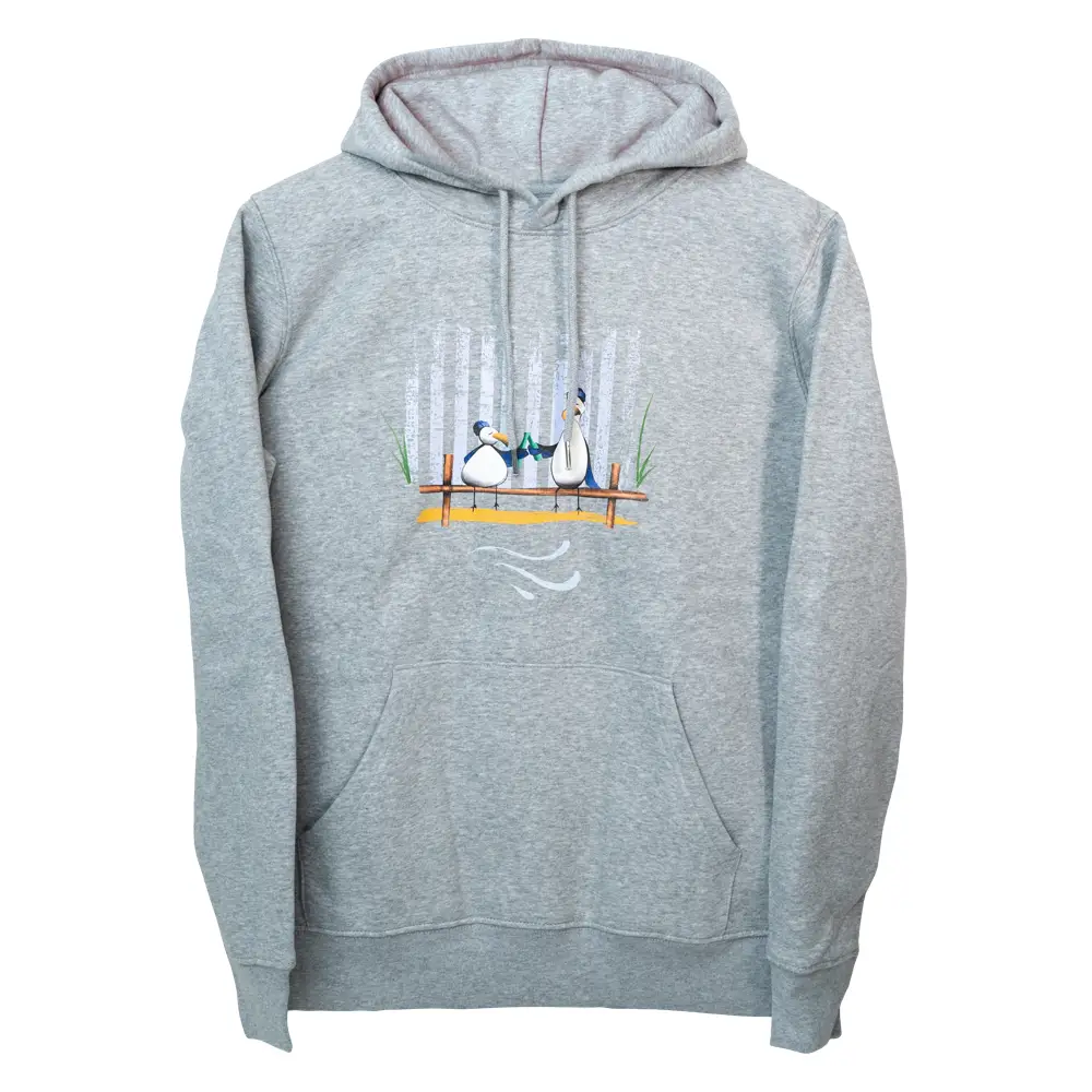 Hoodie "Steve & Steven" - Grau Hoodie "Steve & Steven" - Grau