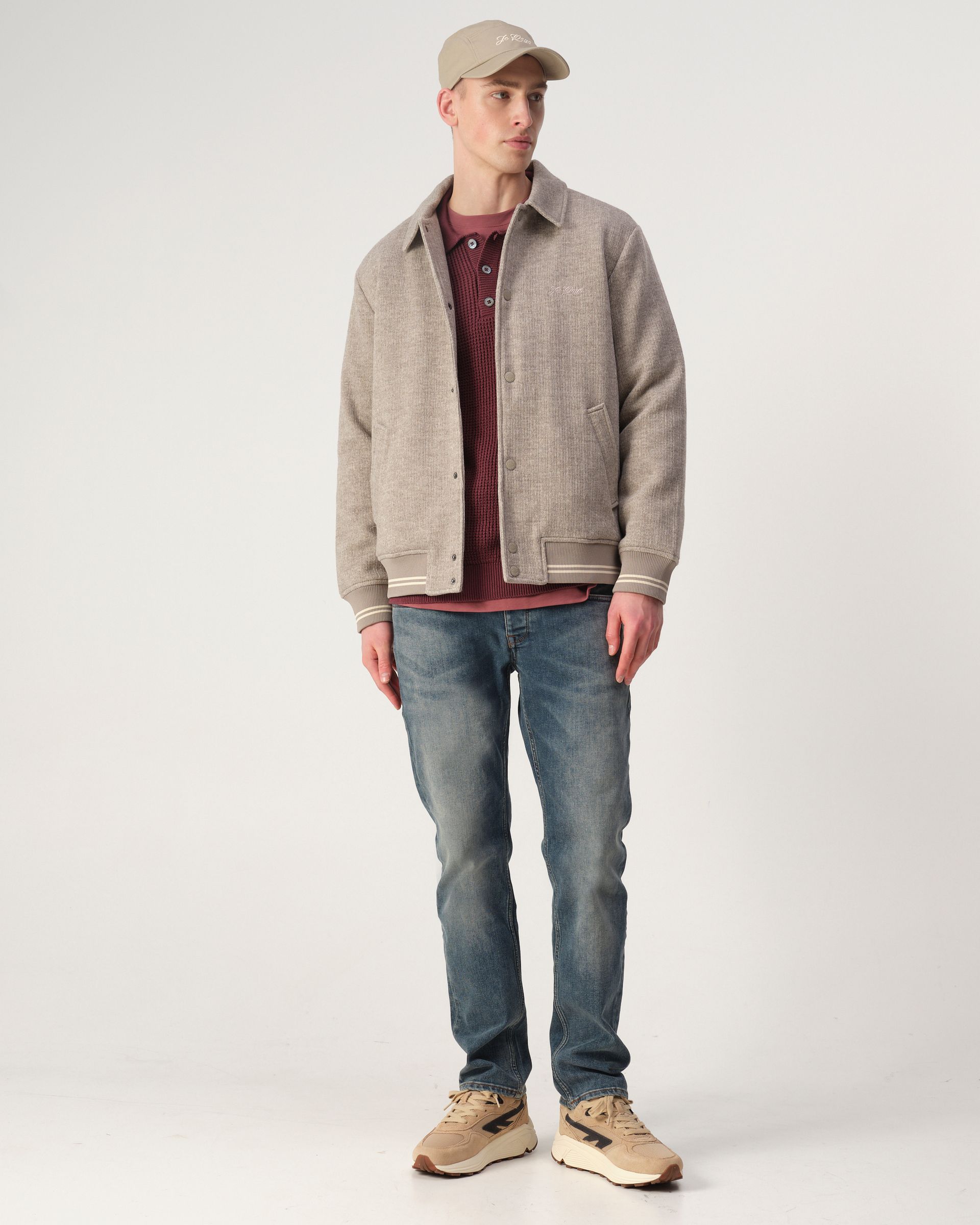 J.C. RAGS Boris Padded Jacket Beige Uni