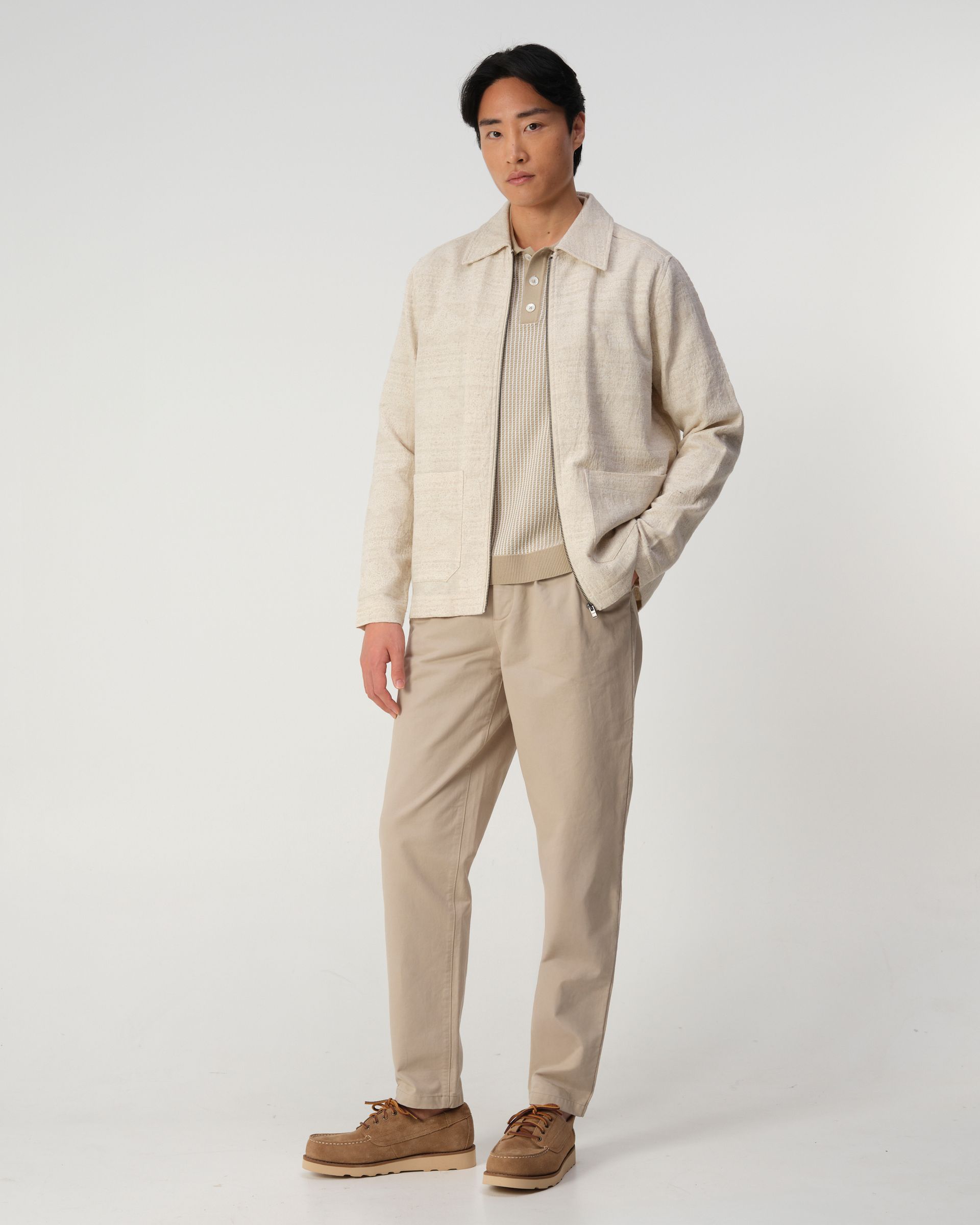 J.C. RAGS Overshirt Benji Jacquard