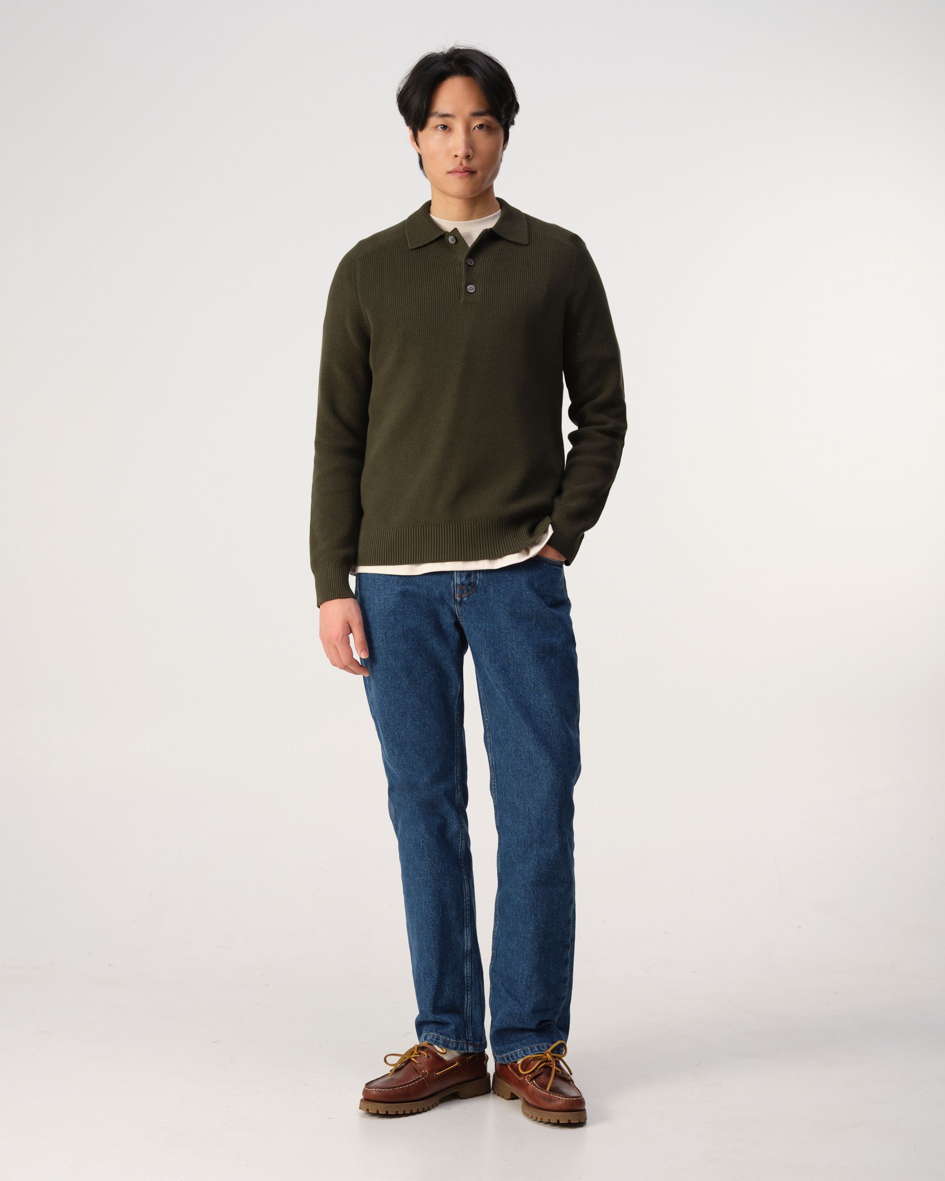 J.C. RAGS Ewald Polo Dark Green