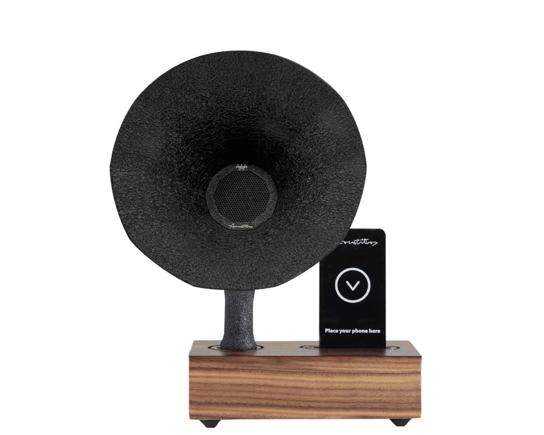 Akustiklautsprecher „Grammophon“ für Smartphone