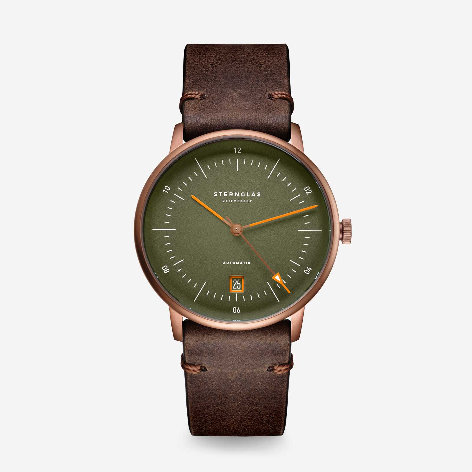 Sternglas Automatik Edition Bronze grün bronze Vintage Mokka