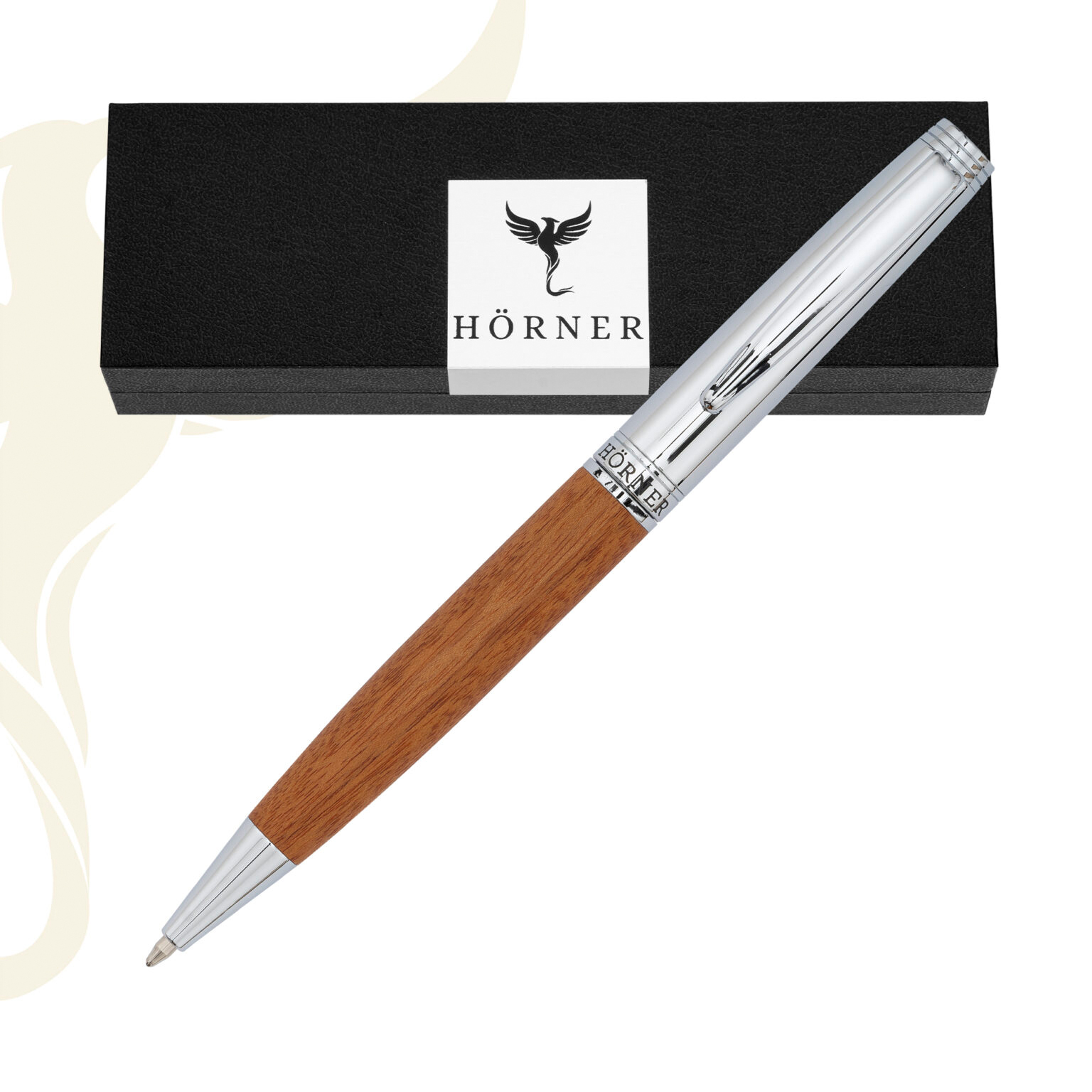 Hörner Legno Mahagoniholz Kugelschreiber