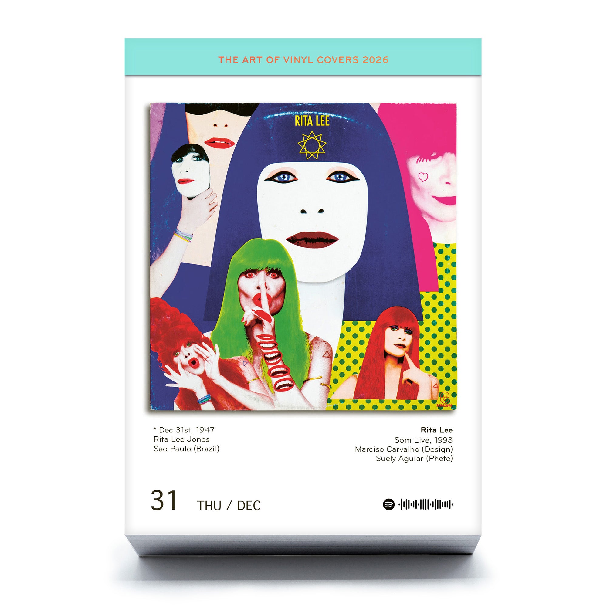 Tageskalender - The Art of Vinyl Covers 2026