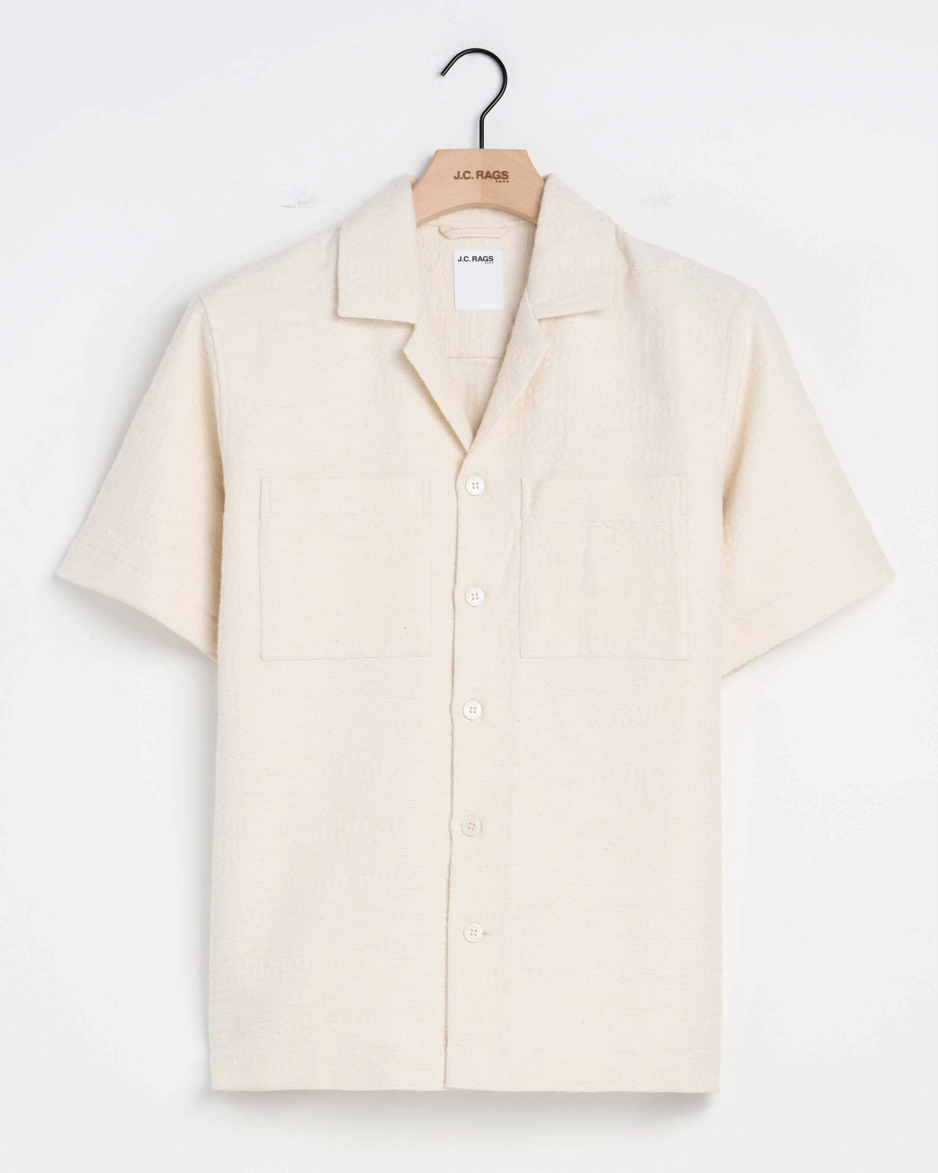 J.C. RAGS Aaron Structure Casual Overhemd