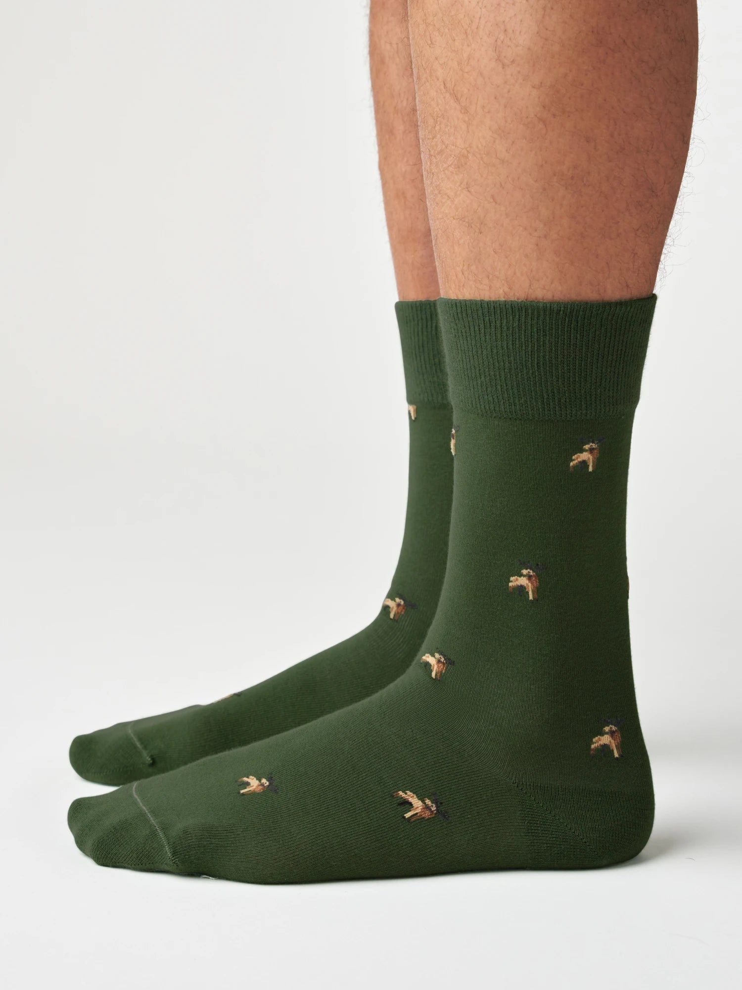 von Jungfeld Mini Moose Socken Sage Green