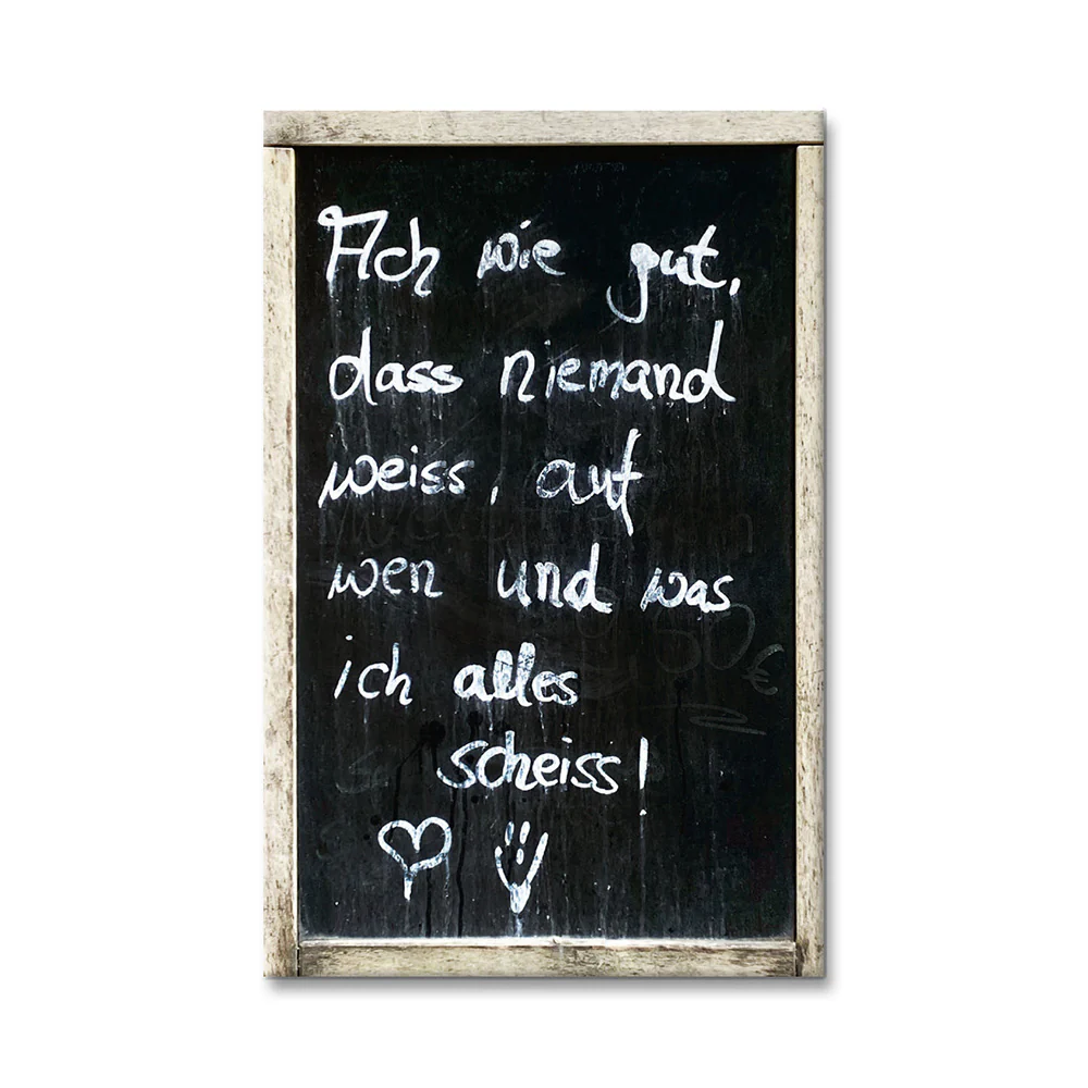 Notes of Berlin Kühlschrankmagnet - Ach wie gut…
