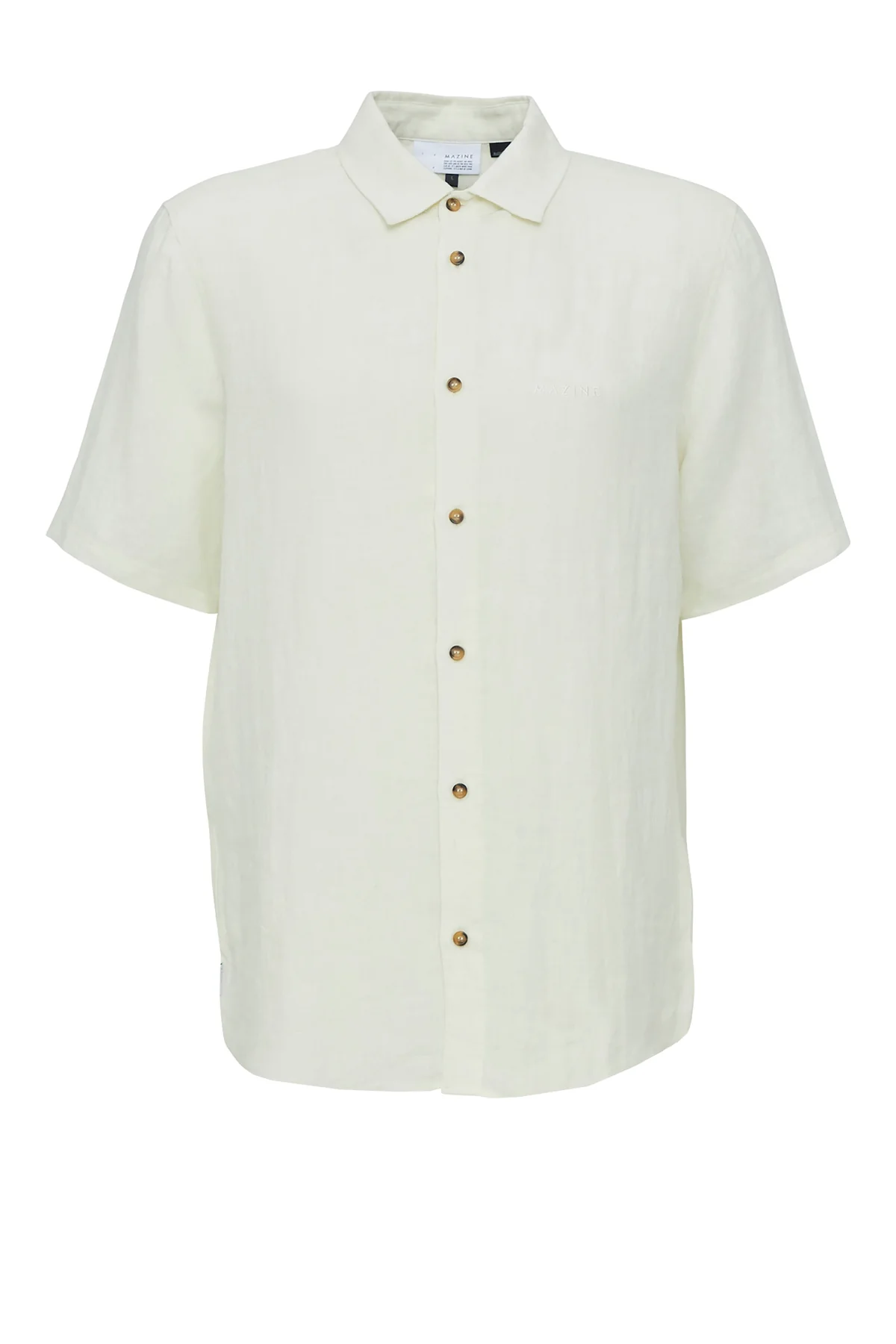 Mazine Leland Linen Shirt - White