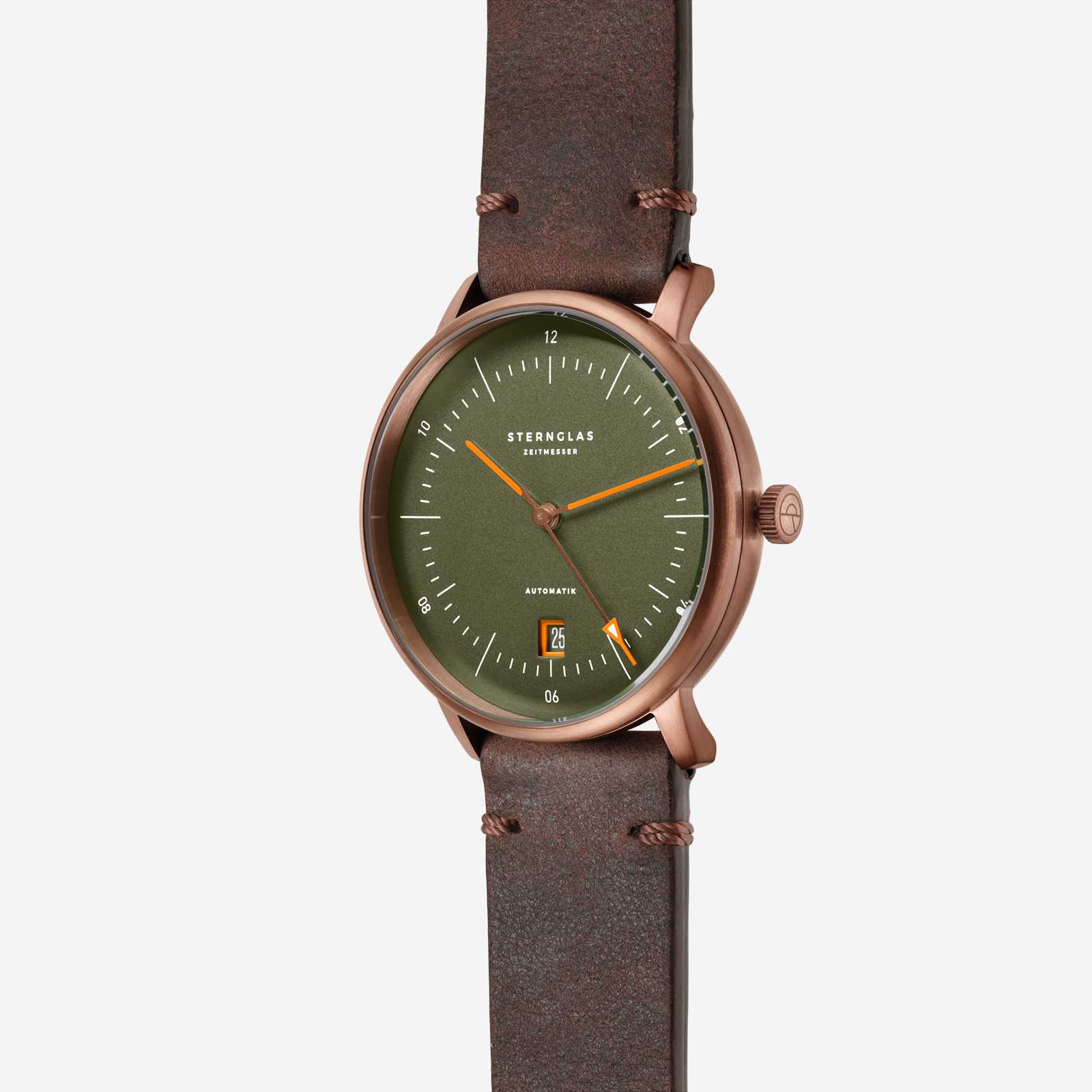 Sternglas Automatik Edition Bronze grün bronze Vintage Mokka