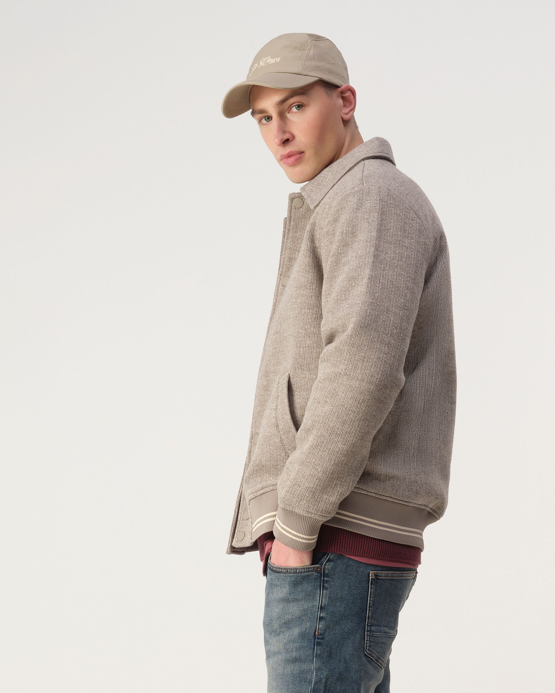 J.C. RAGS Boris Padded Jacket Beige Uni