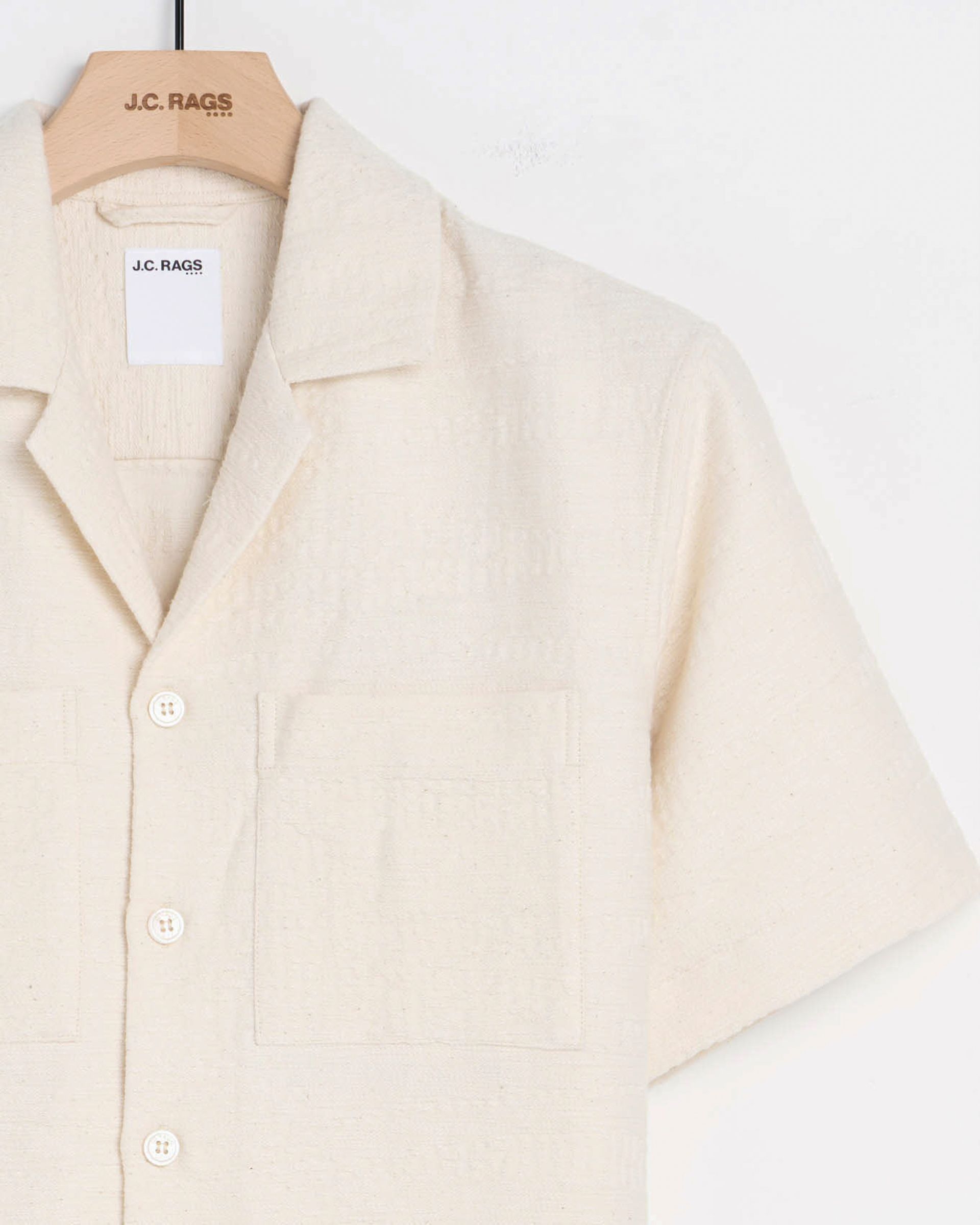 J.C. RAGS Aaron Structure Casual Overhemd