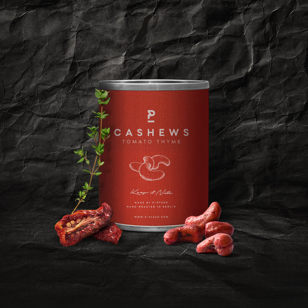 P-STASH Cashew mit Tomate Thymian Mini 55g-Dose