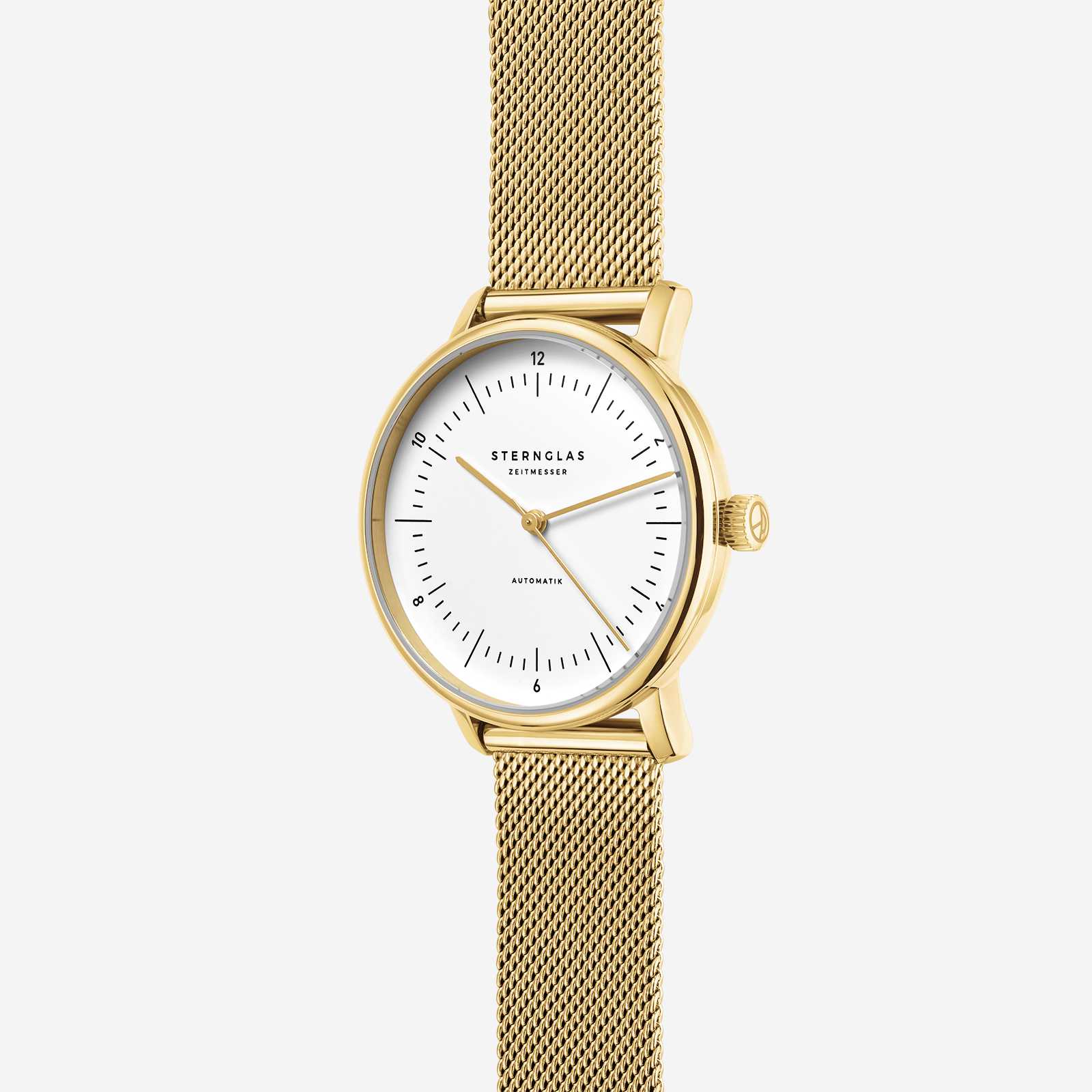 Sternglas Naos XS Automatik Gold Milanaise