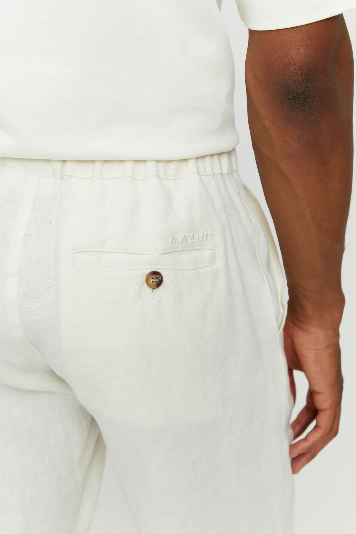 Mazine Littlefield Linen Shorts - White