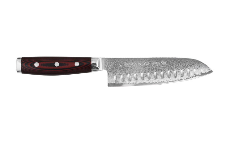 Yaxell Super GOU 161 Santoku-Messer Kullenschliff 16,5 cm
