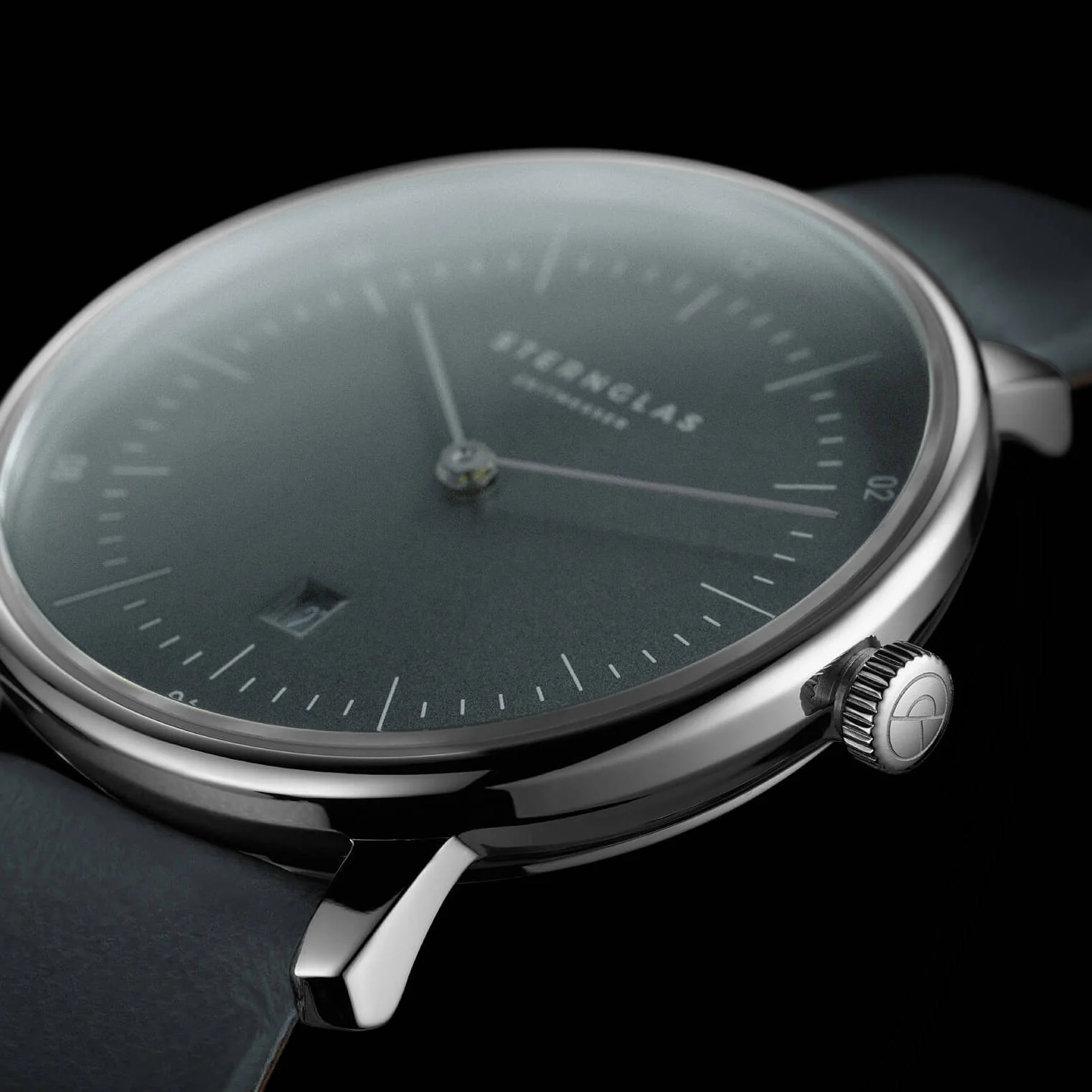 Sternglas Naos XS Edition Flora Eisblau