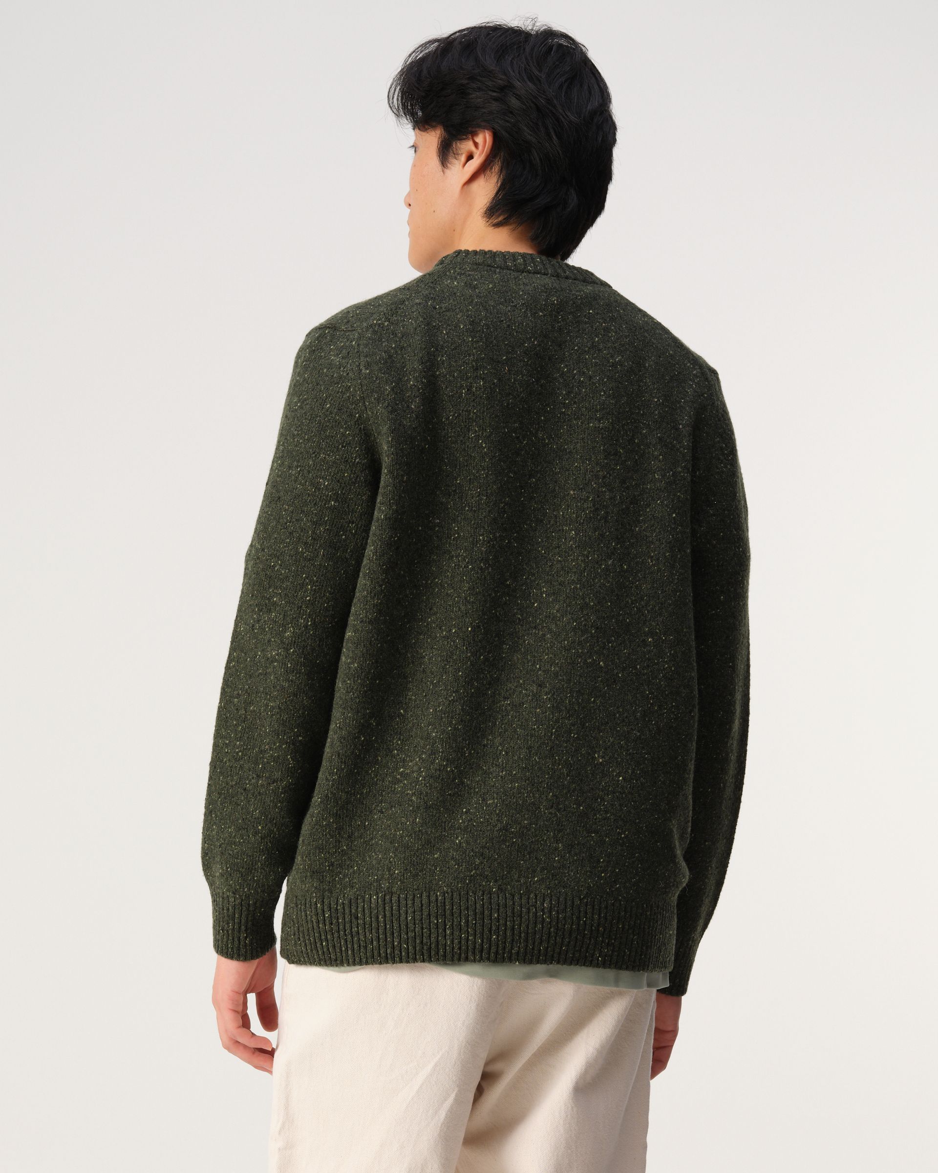 J.C. RAGS Bud Crewneck Dark Green