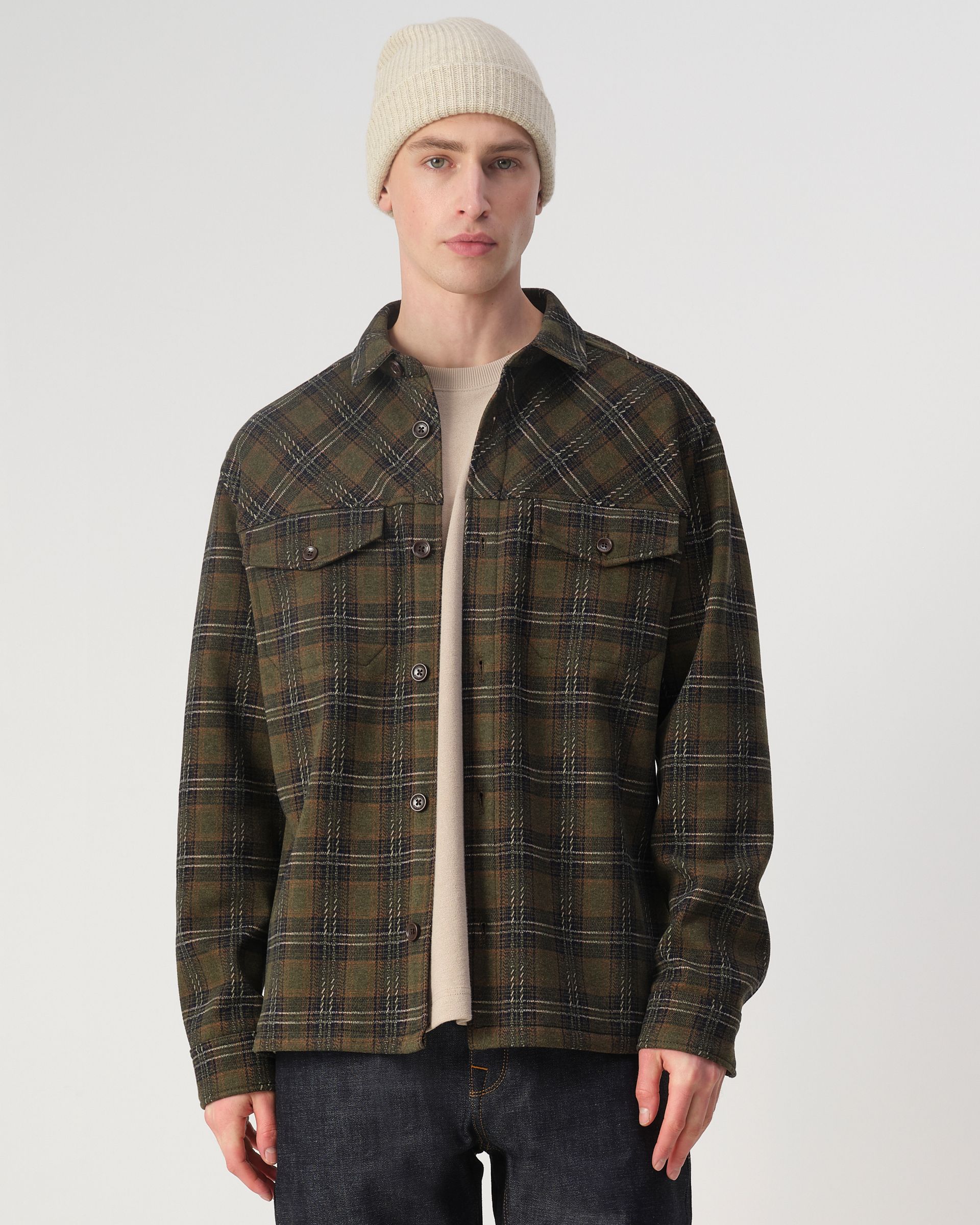J.C. RAGS Rylee Overshirt Duffle Bag Green