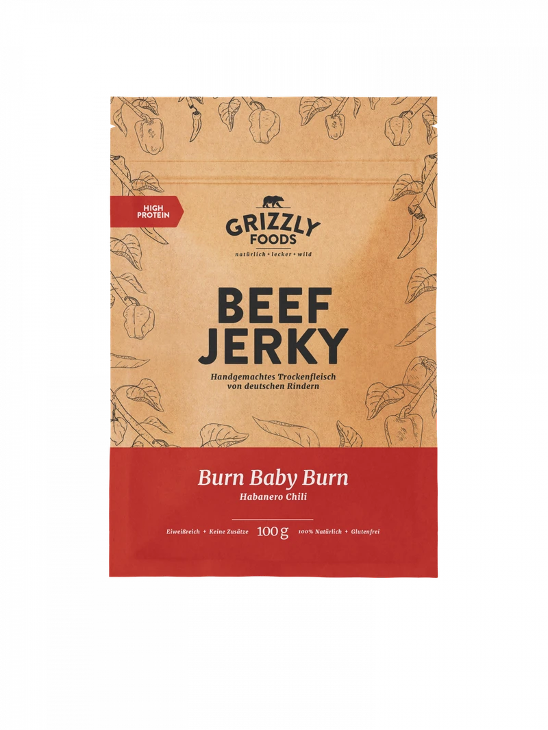 Beef Jerky - Burn Baby Burn 100g