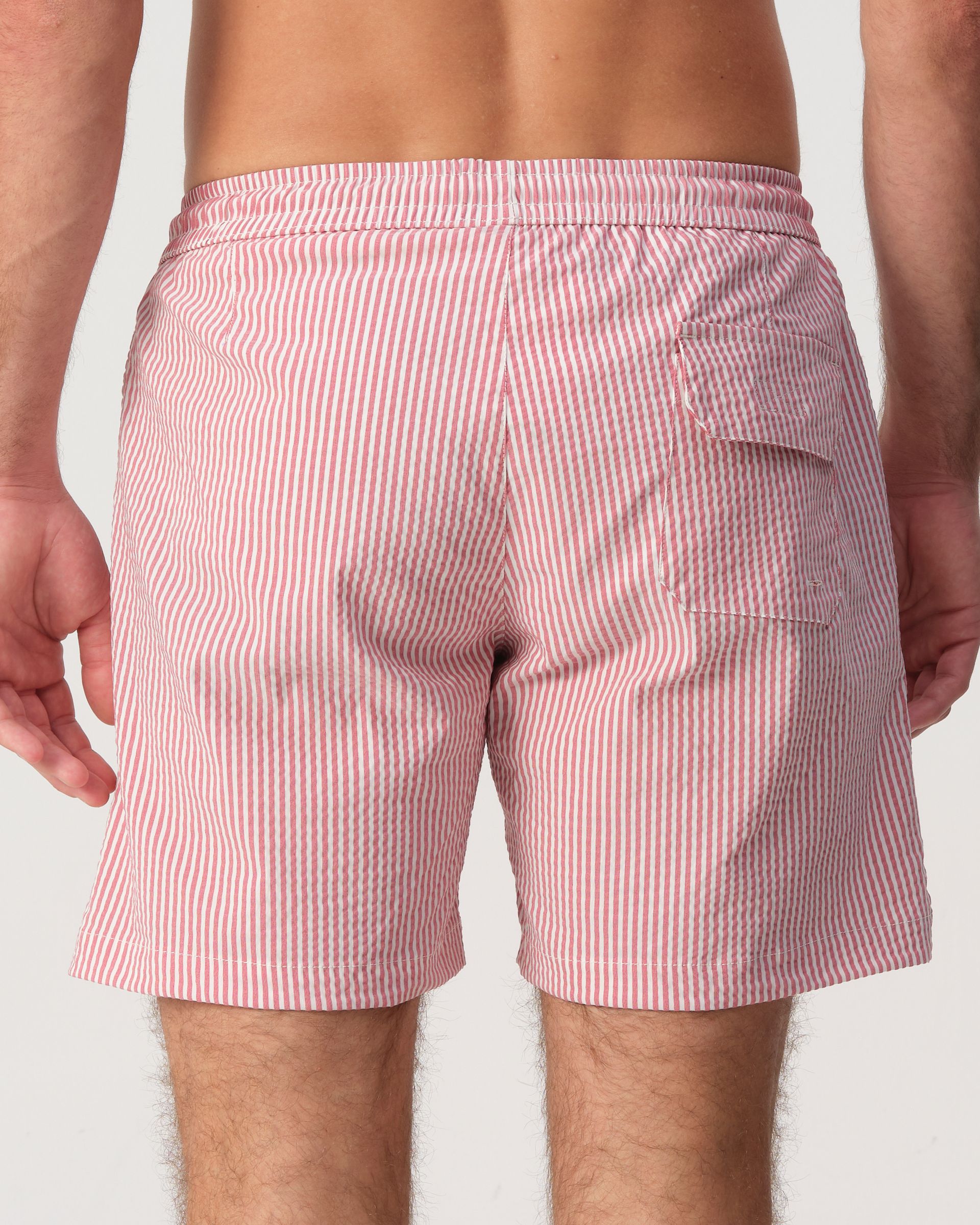 J.C. RAGS Axel Swimshorts Red Stripes