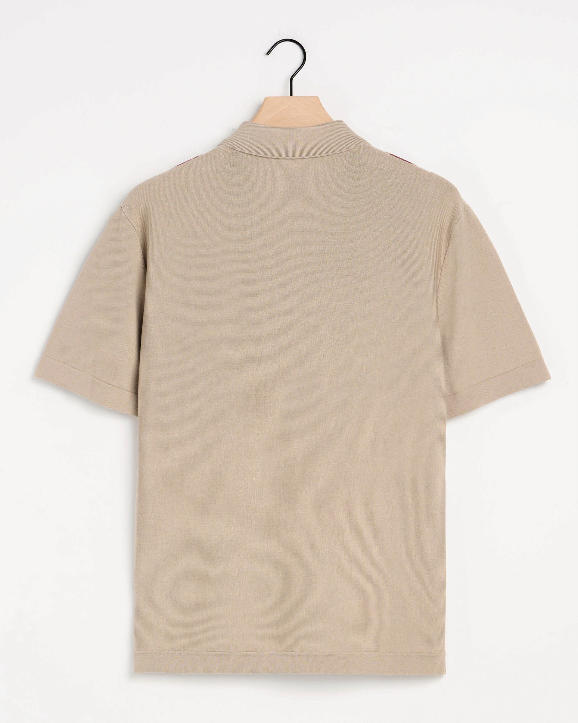 J.C. RAGS Alvie Stripe Polo Plaza Taupe