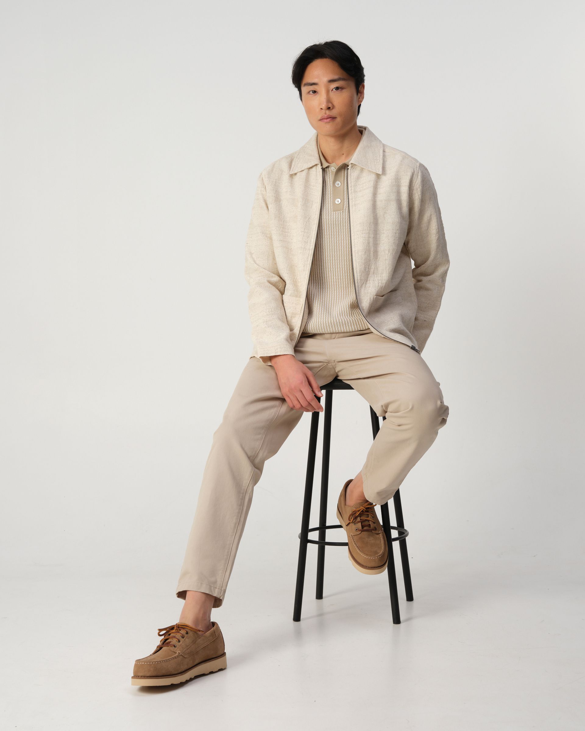 J.C. RAGS Overshirt Benji Jacquard