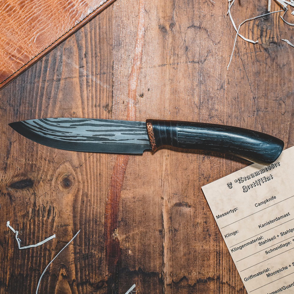 Outdoormesser „Campknife“ handgeschmiedet 