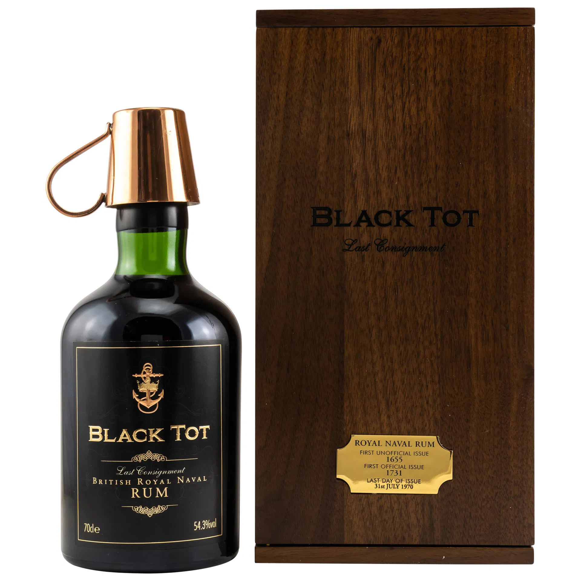 Black Tot Last Consignment British Royal Naval Rum
