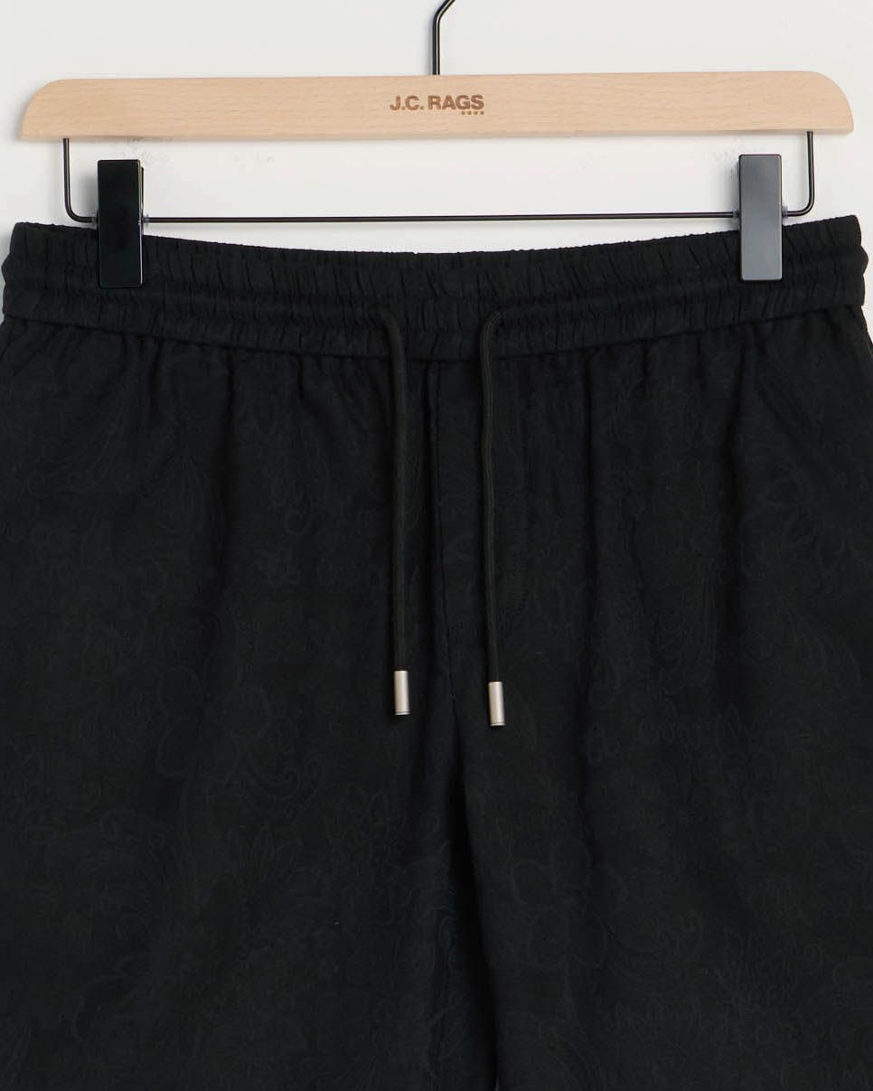 J.C. RAGS Andy Jacquard Short Schwarz