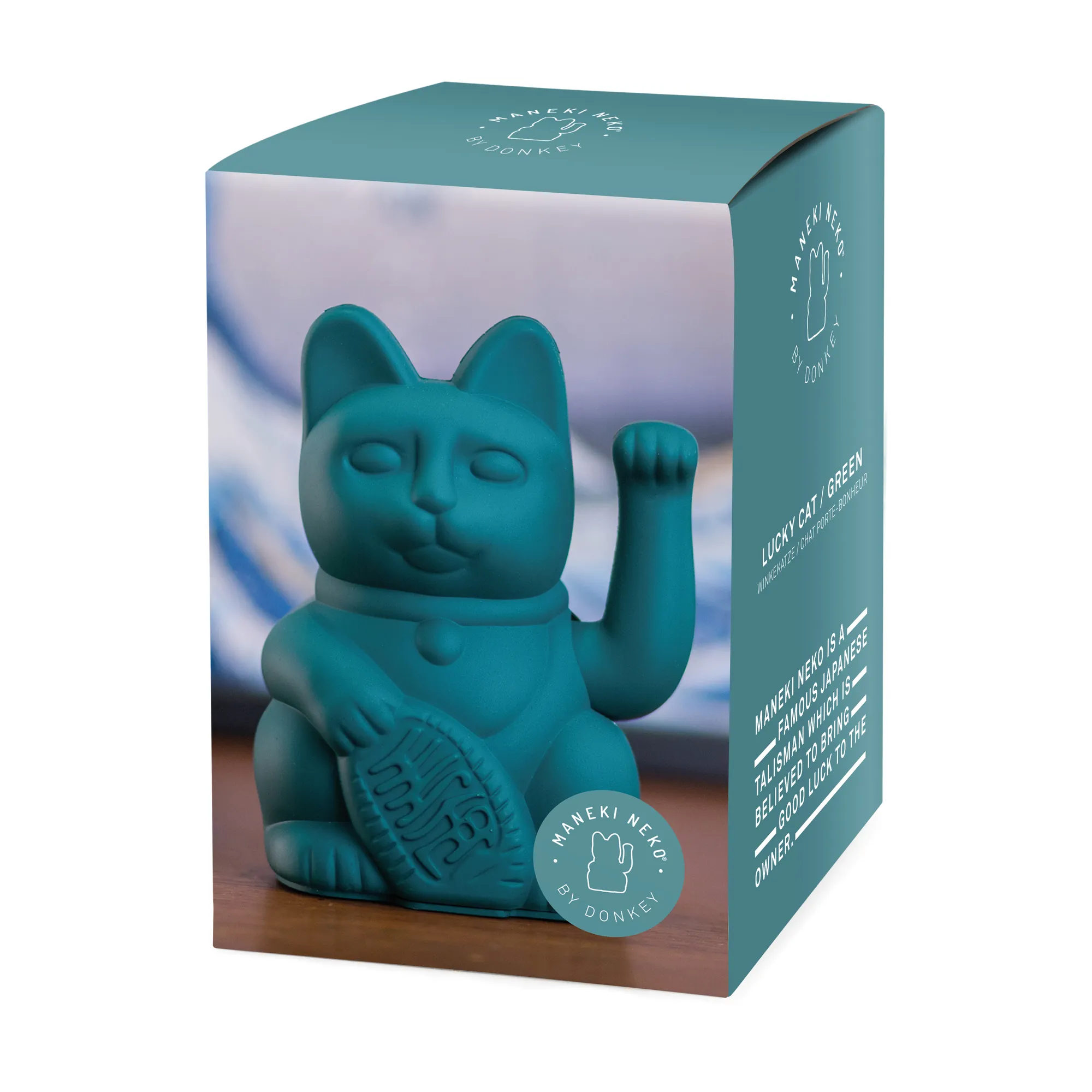 Lucky Cat / Winkekatze - Grün