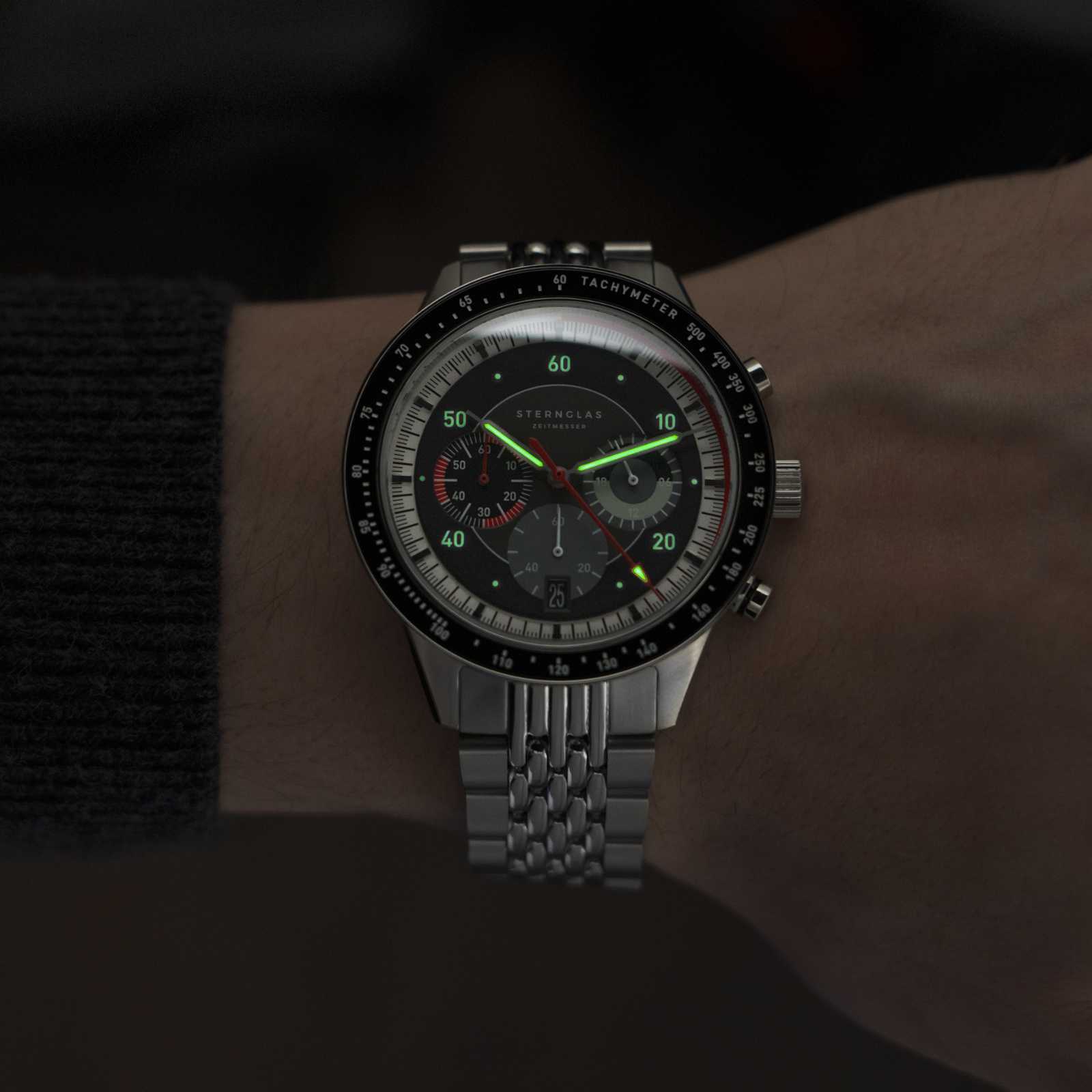 Sternglas Tachymeter 2.0 Schwarz