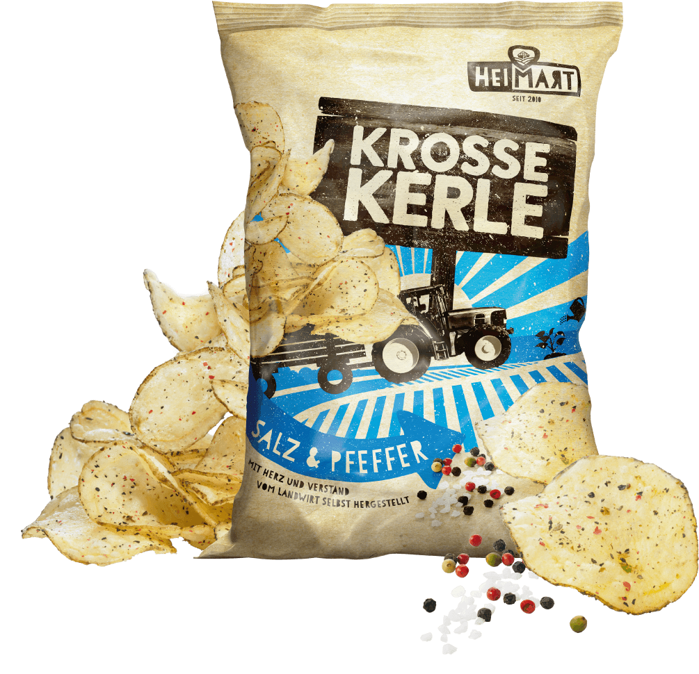 Krosse Kerle Chips - Salz & Pfeffer