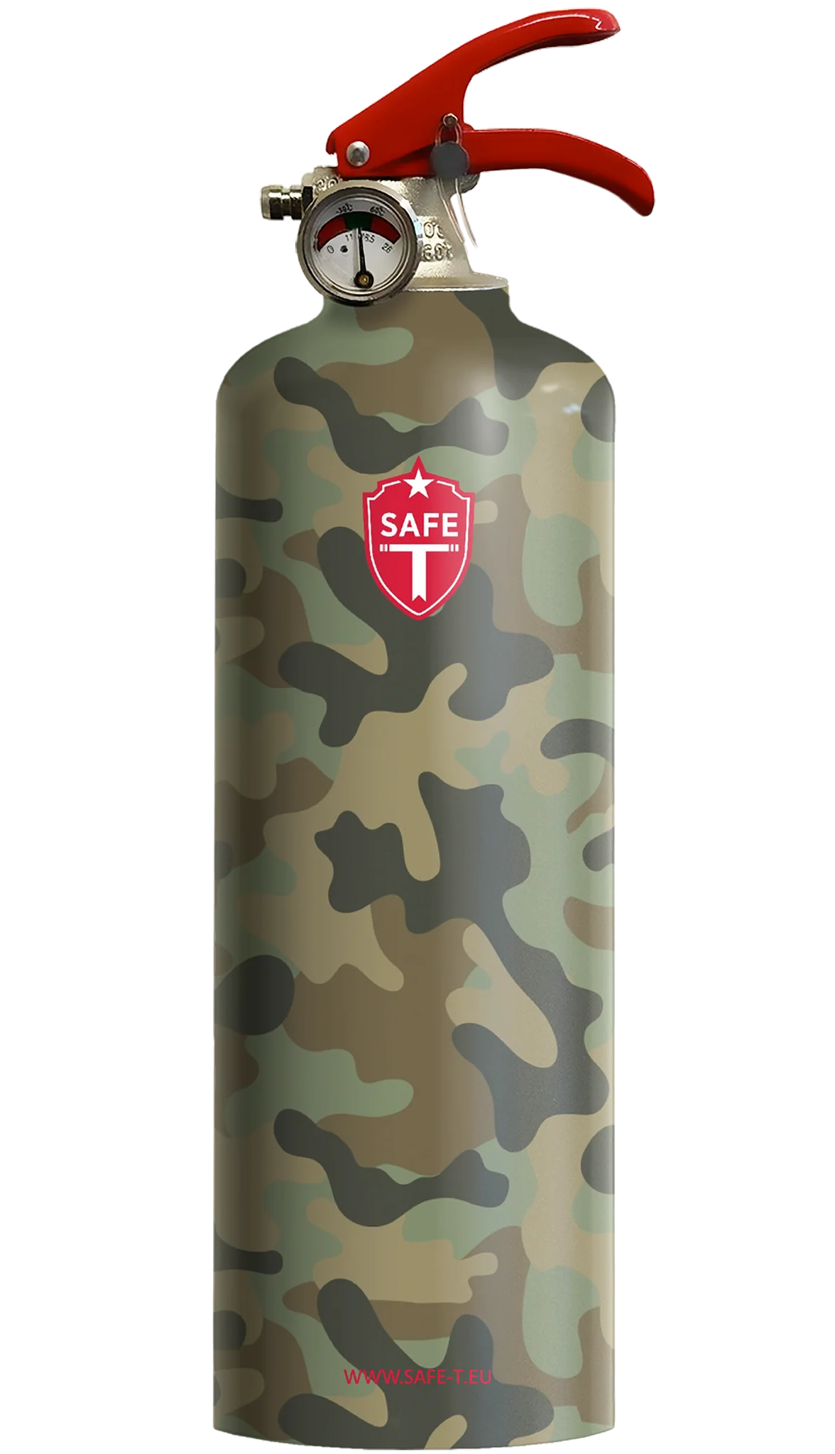 Safe-T Feuerlöscher - Army 1kg ABC-Pulver, 10 Jahre Garantie Safe-T Feuerlöscher - Army 1kg ABC-Pulver, 10 Jahre Garantie