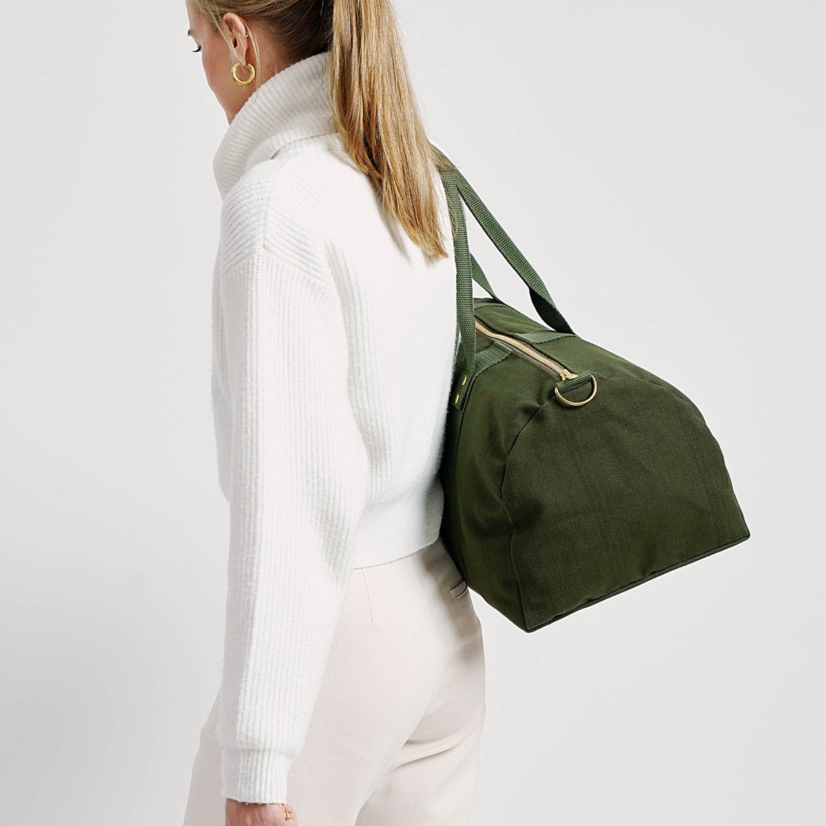Souleway Vegan Weekender - Dark Olive Souleway Vegan Weekender - Dark Olive