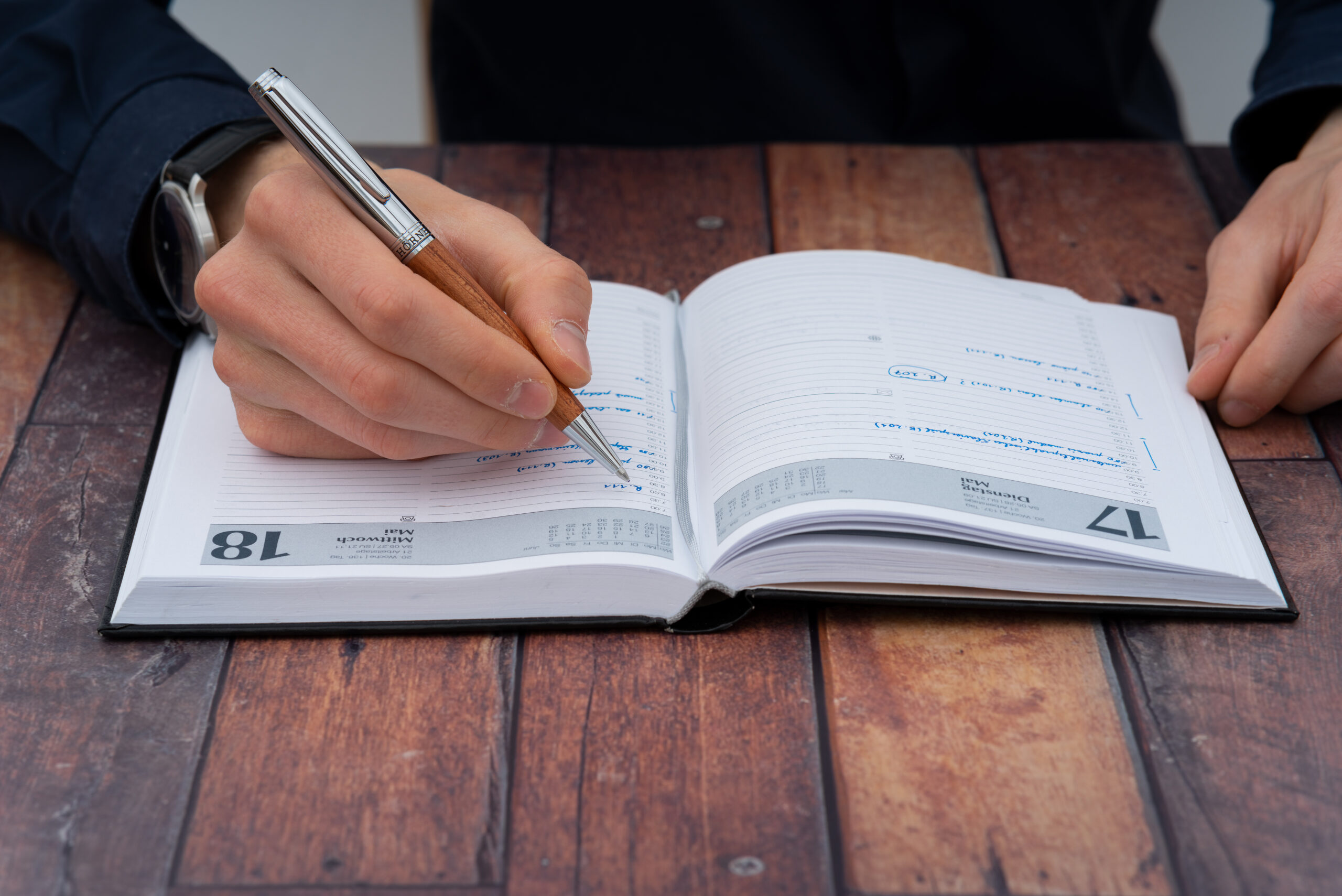 Hörner Legno Mahagoniholz Kugelschreiber