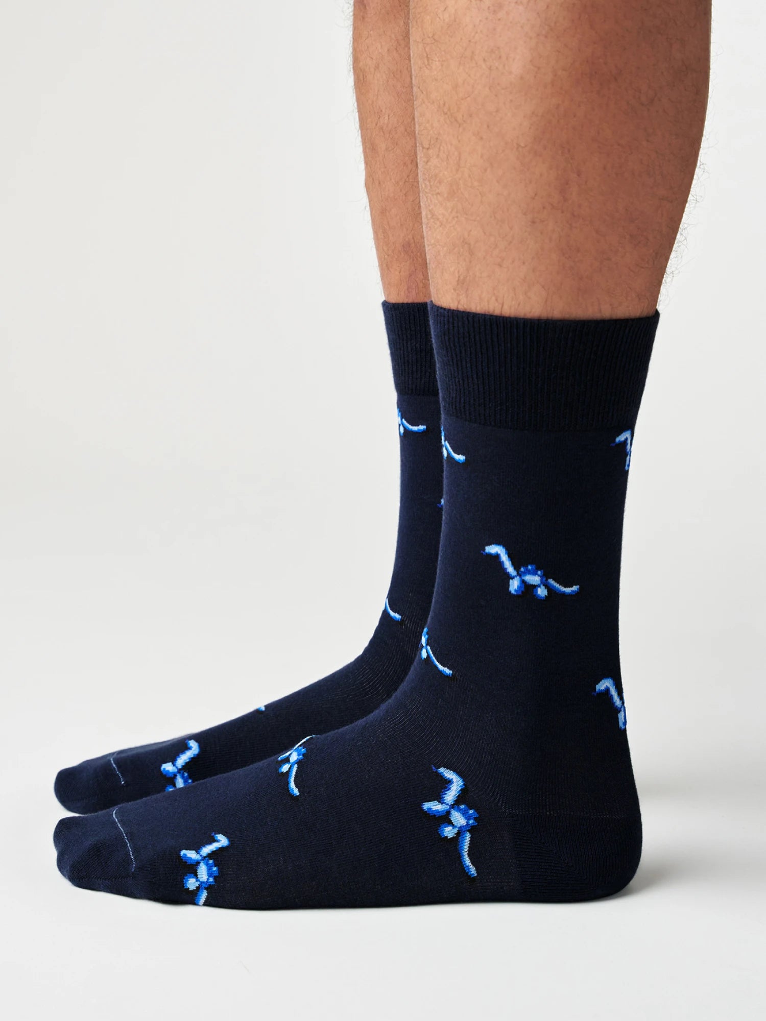 von Jungfeld Dinosaur Socken Obsidian Blue