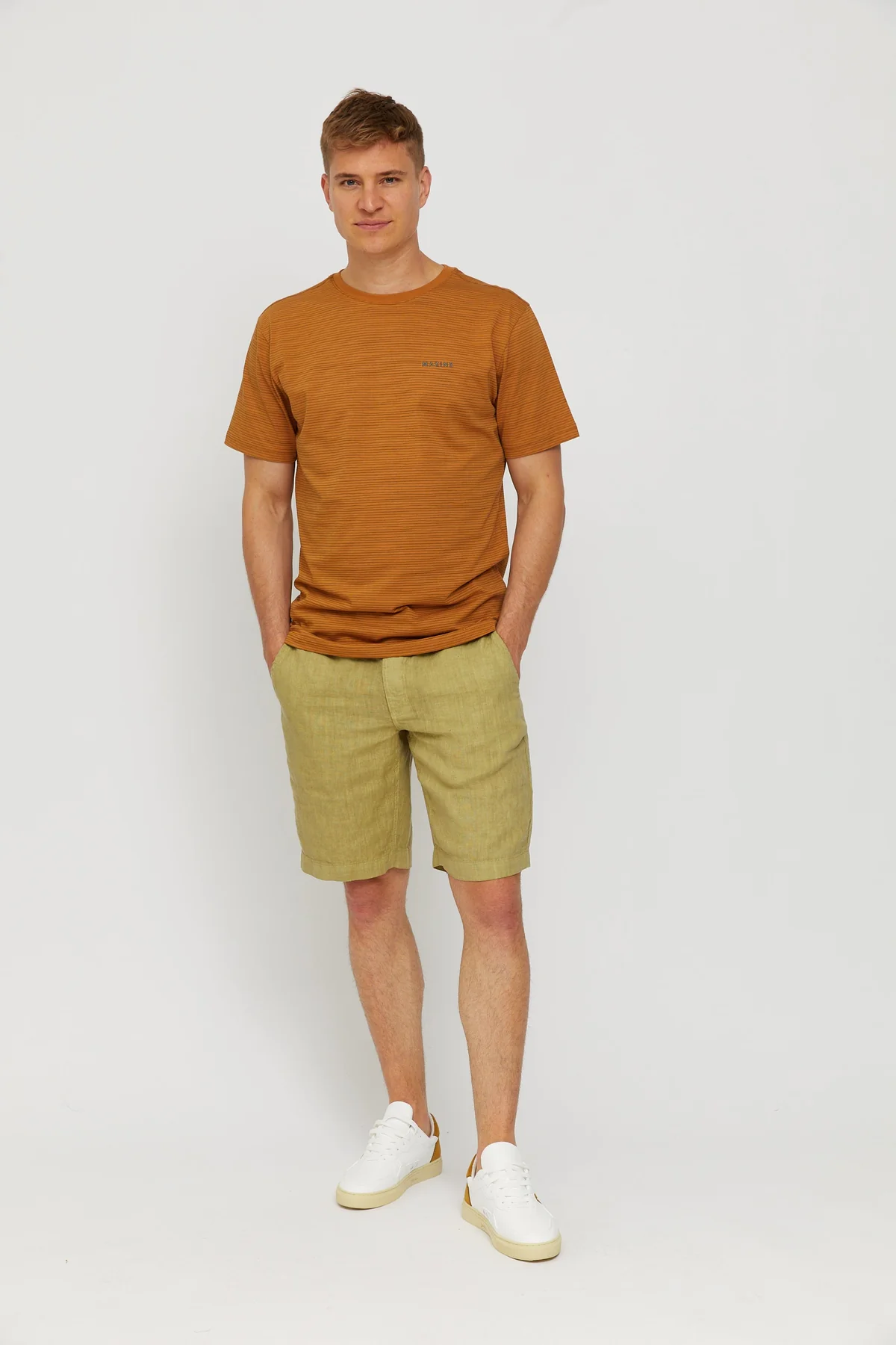 Mazine Littlefield Linen Shorts - grün