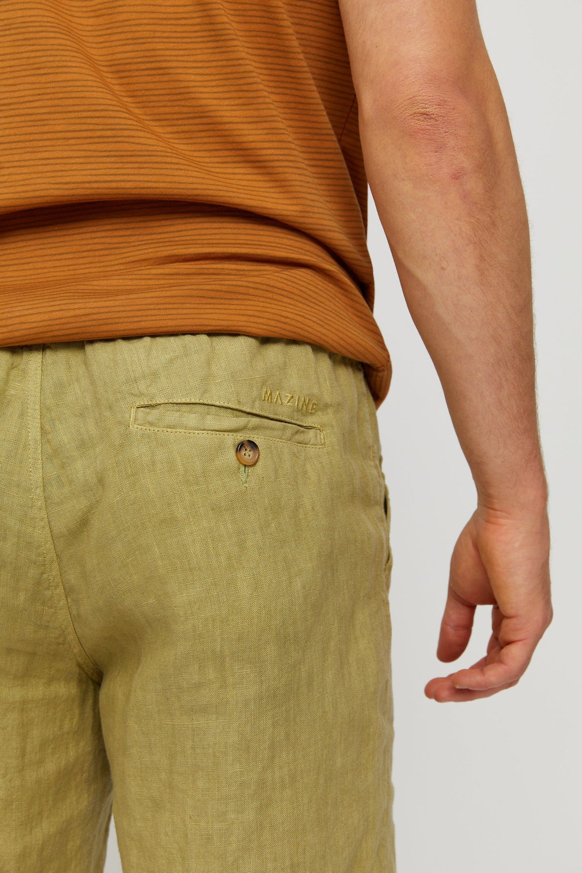 Mazine Littlefield Linen Shorts - grün