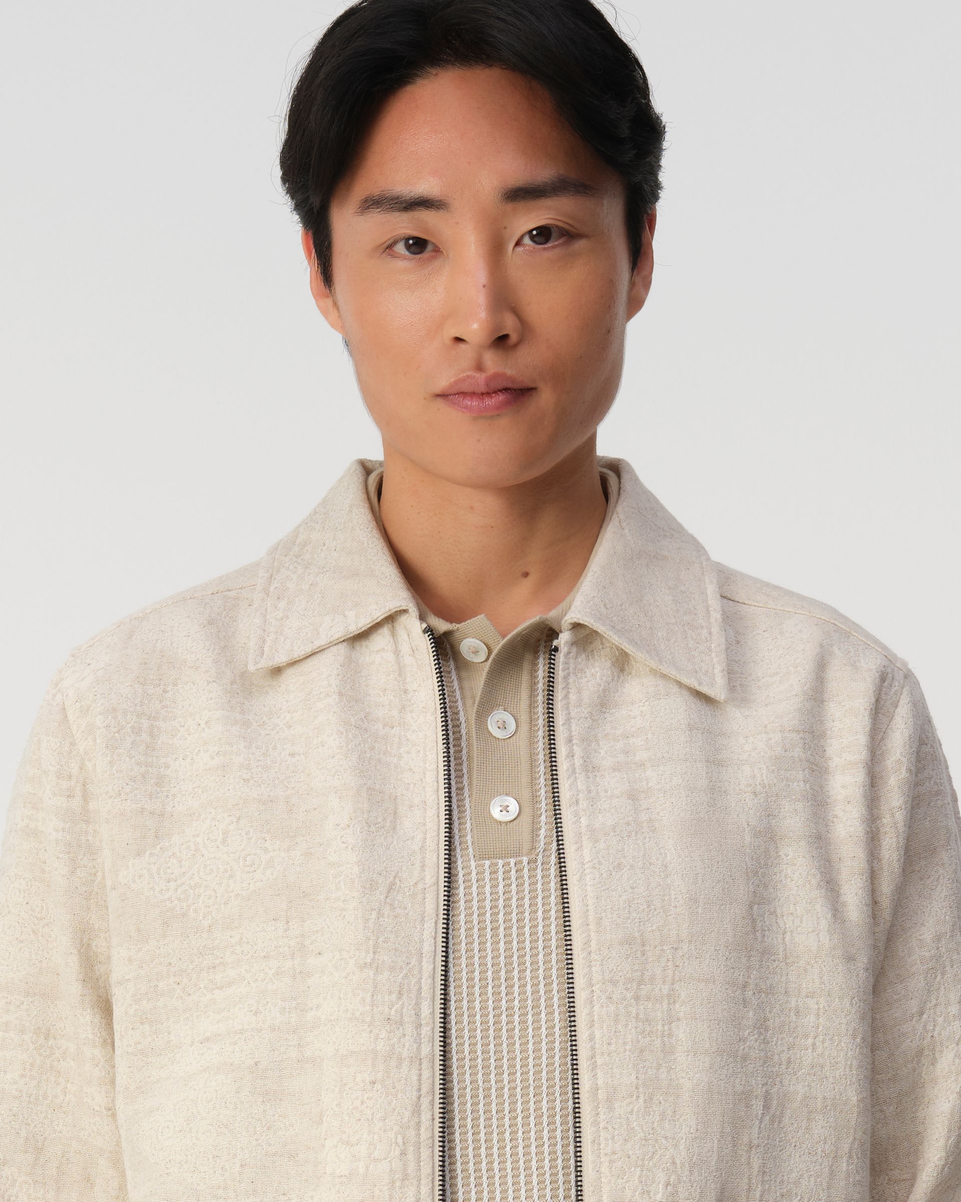 J.C. RAGS Overshirt Benji Jacquard