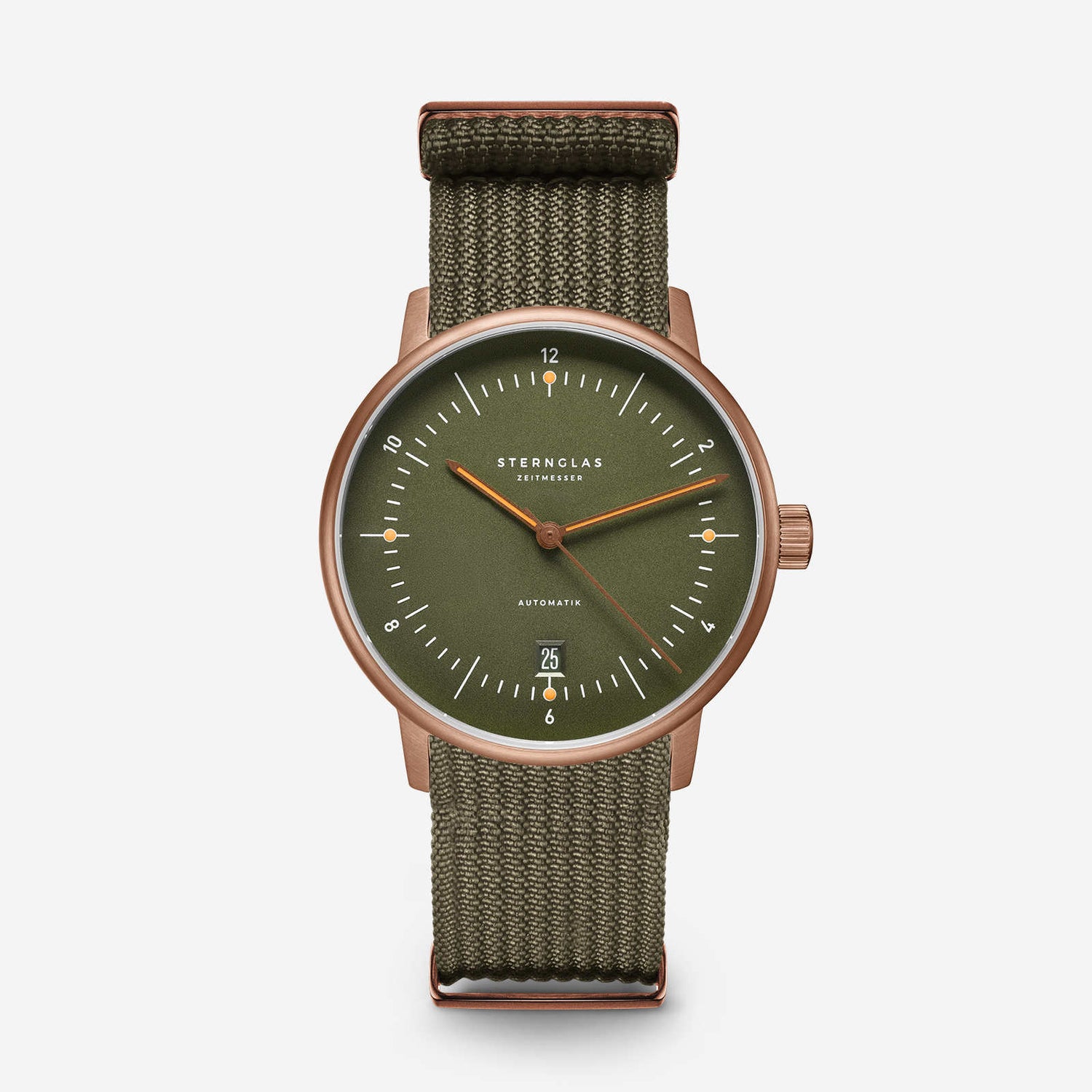 Sternglas Naos Automatik dunkelgrün bronze