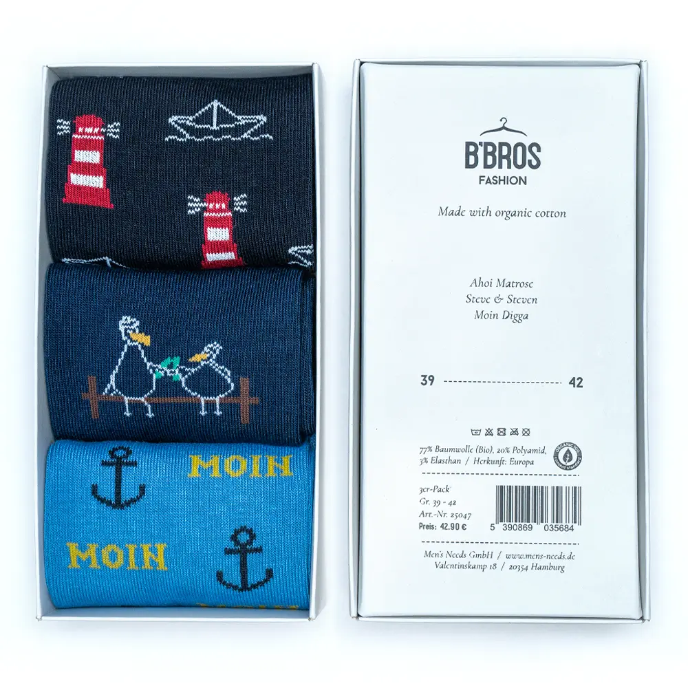 B'Bros Socken 3-Pack