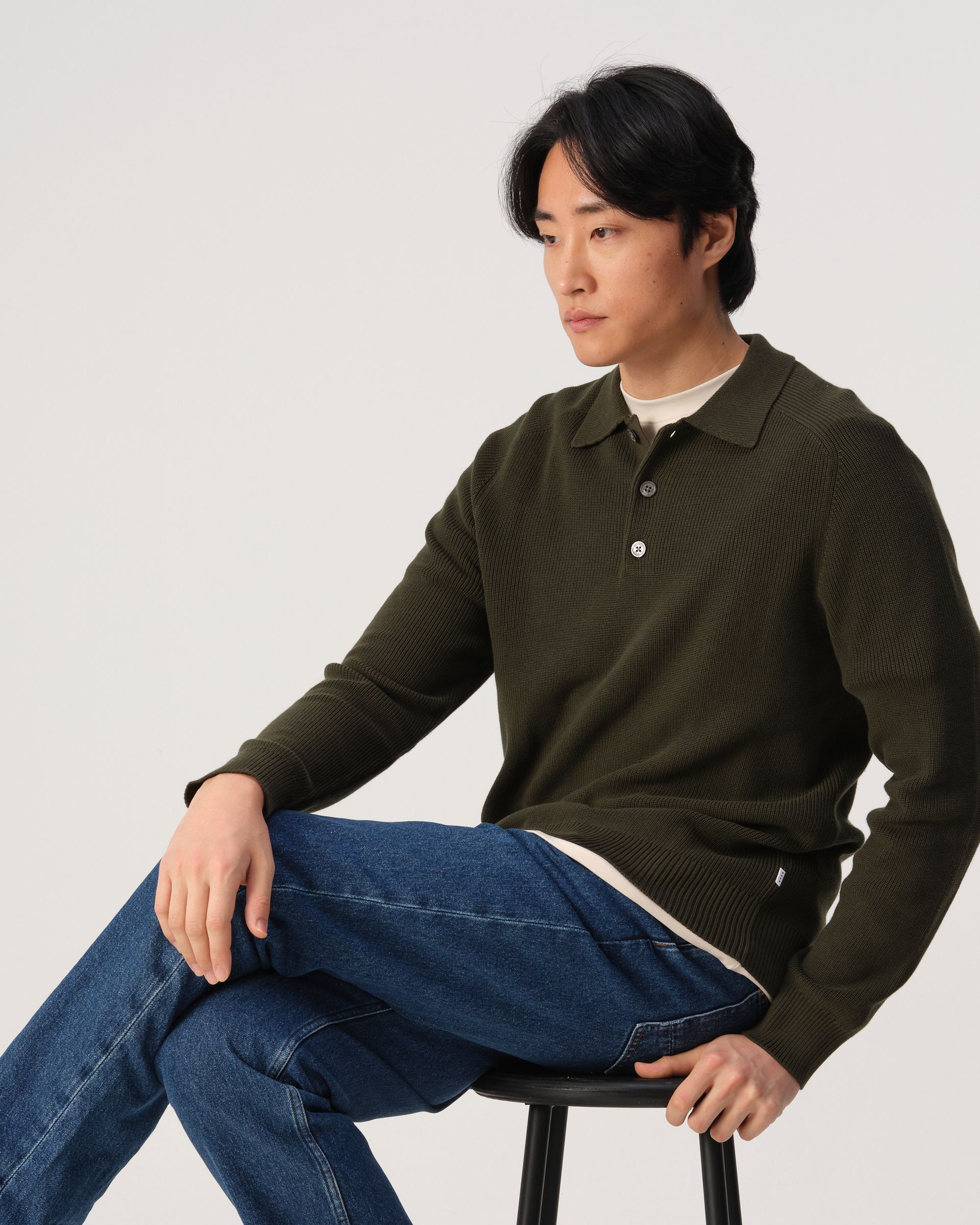 J.C. RAGS Ewald Polo Dark Green