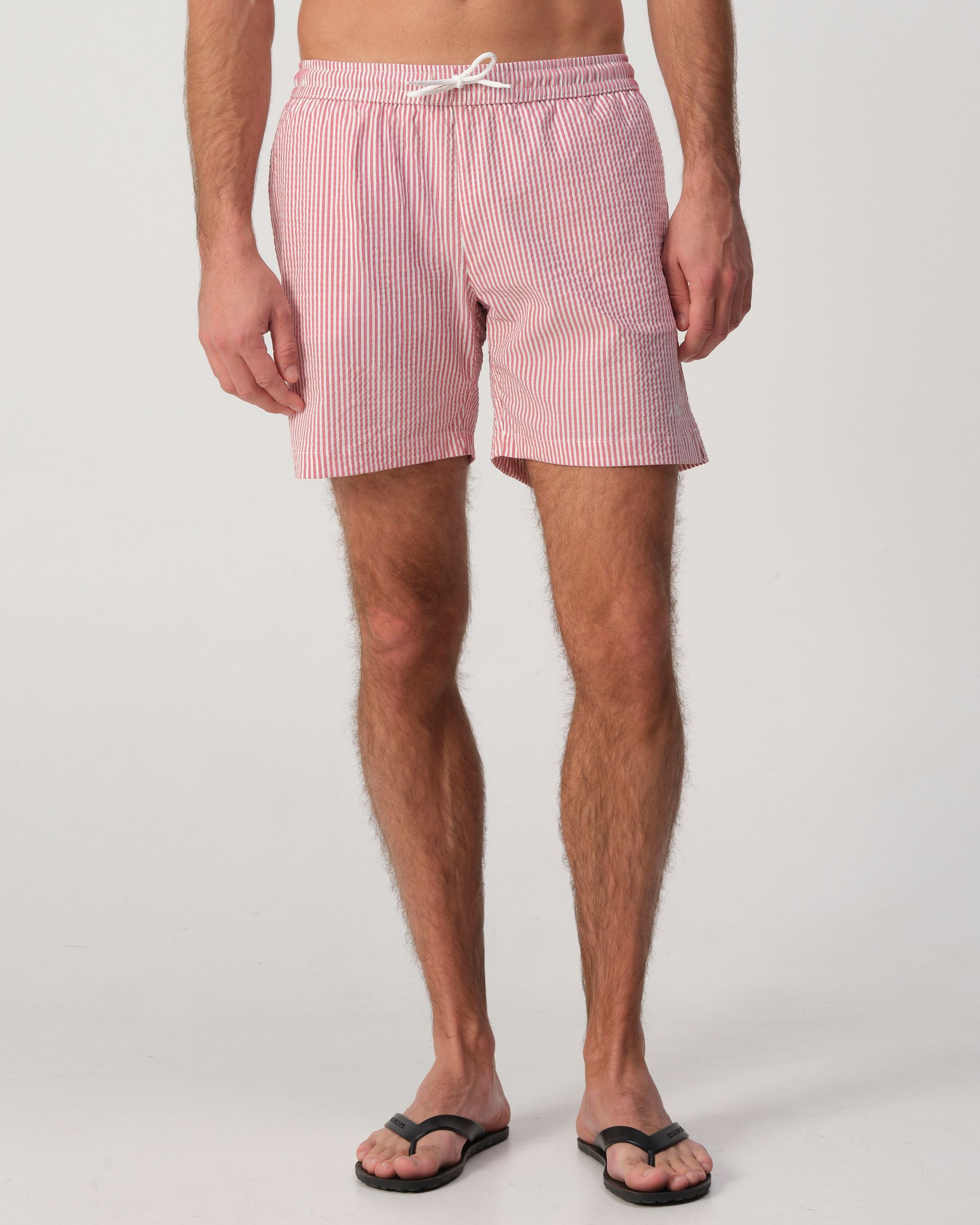 J.C. RAGS Axel Swimshorts Red Stripes