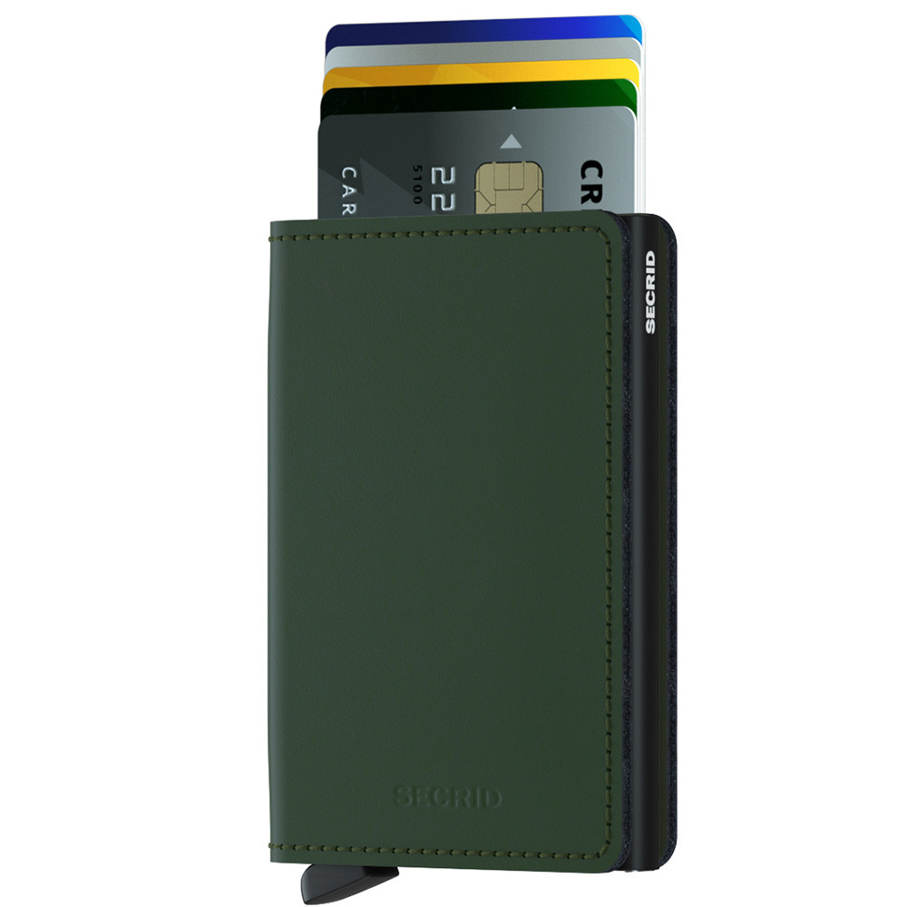 Secrid - Matte Green & Black Slimwallet